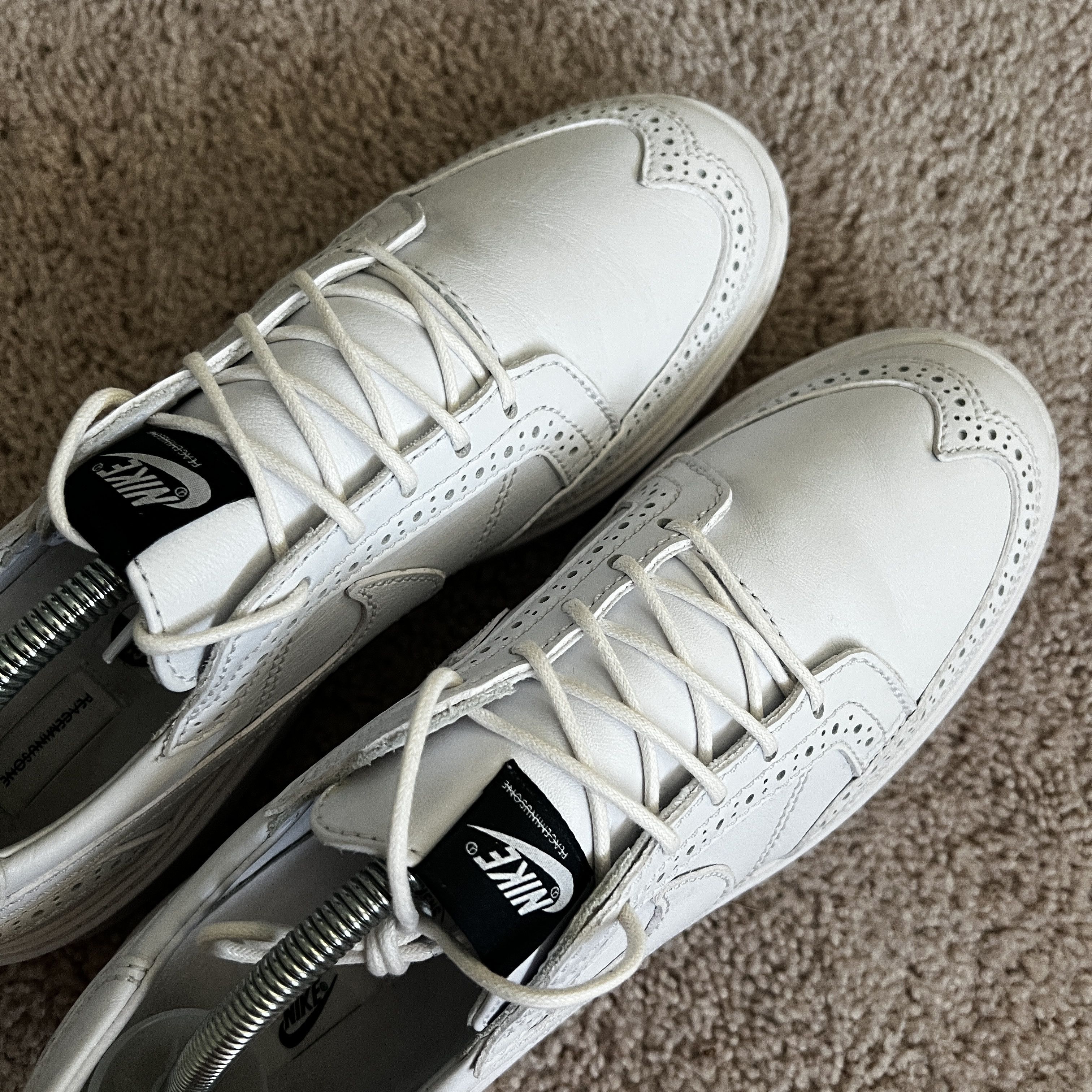 Nike × peaceminusone Nike x Peaceminusone Kwondo 1 Triple White Size US 9.5 / EU 42-43 - 6 Thumbnail