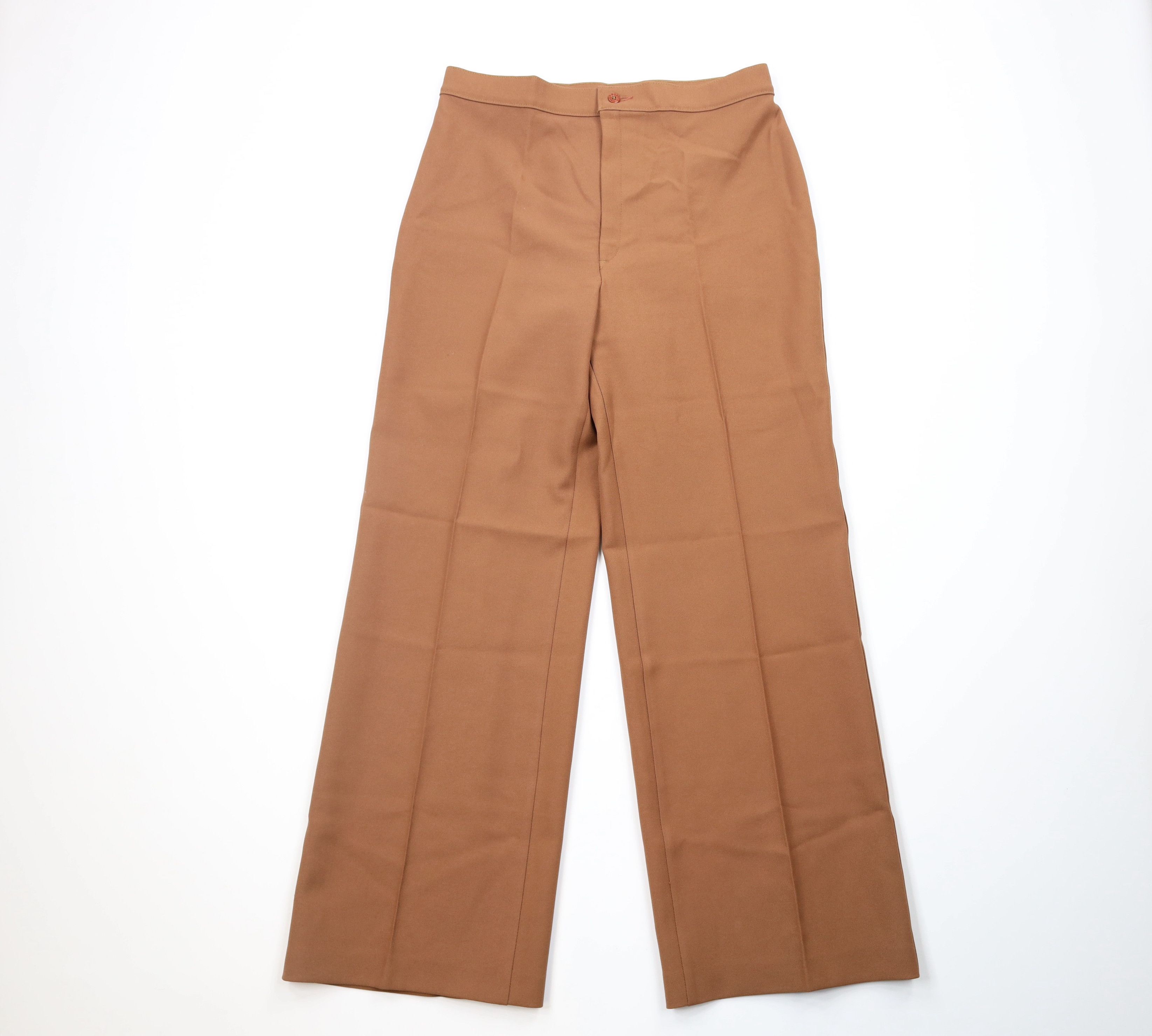 Vintage 70s Levis Leg Bell Bottoms Pants Trousers Brown USA