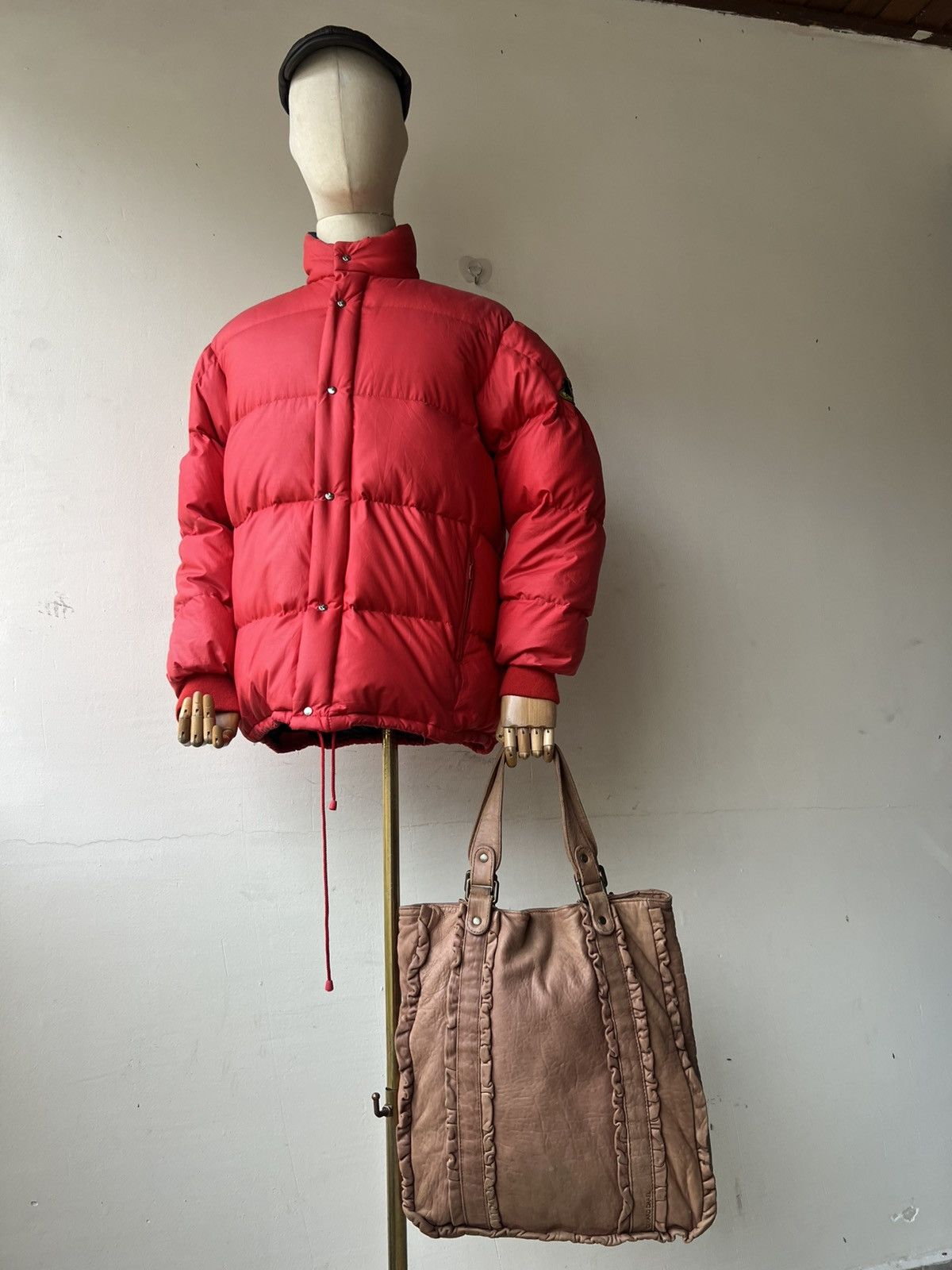 Leather Vintage Gerard Darel Distressed Patina Leather Tote Bag Size ONE SIZE - 8 Thumbnail