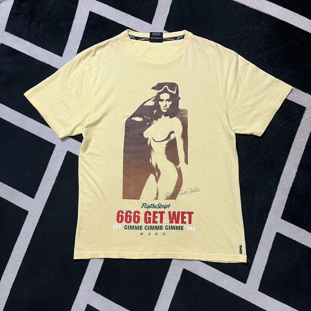 Hysteric Glamour 2000s🔥Flip The Script “666 GET WET” Tee Size US M / EU 48-50 / 2 - 1 Thumbnail