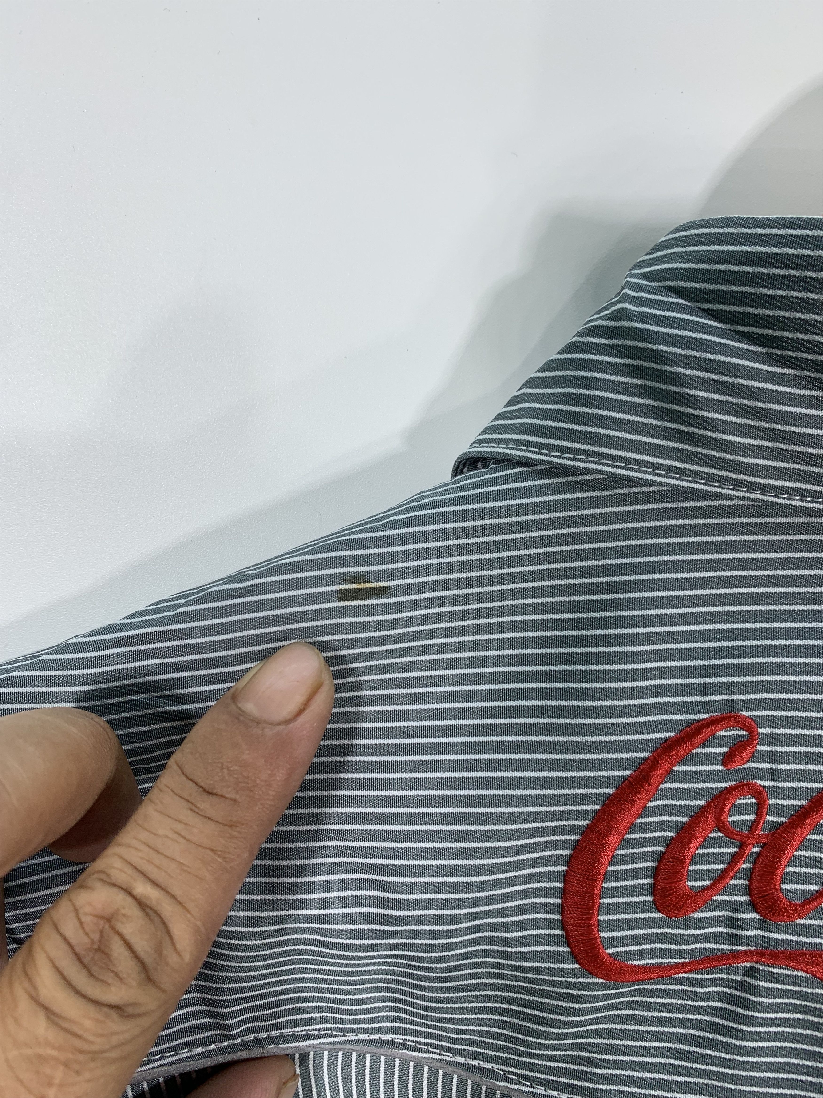 Coca Cola × Flannel × Vintage Vintage Cocacola Stripe Flannel Size US M / EU 48-50 / 2 - 10 Thumbnail