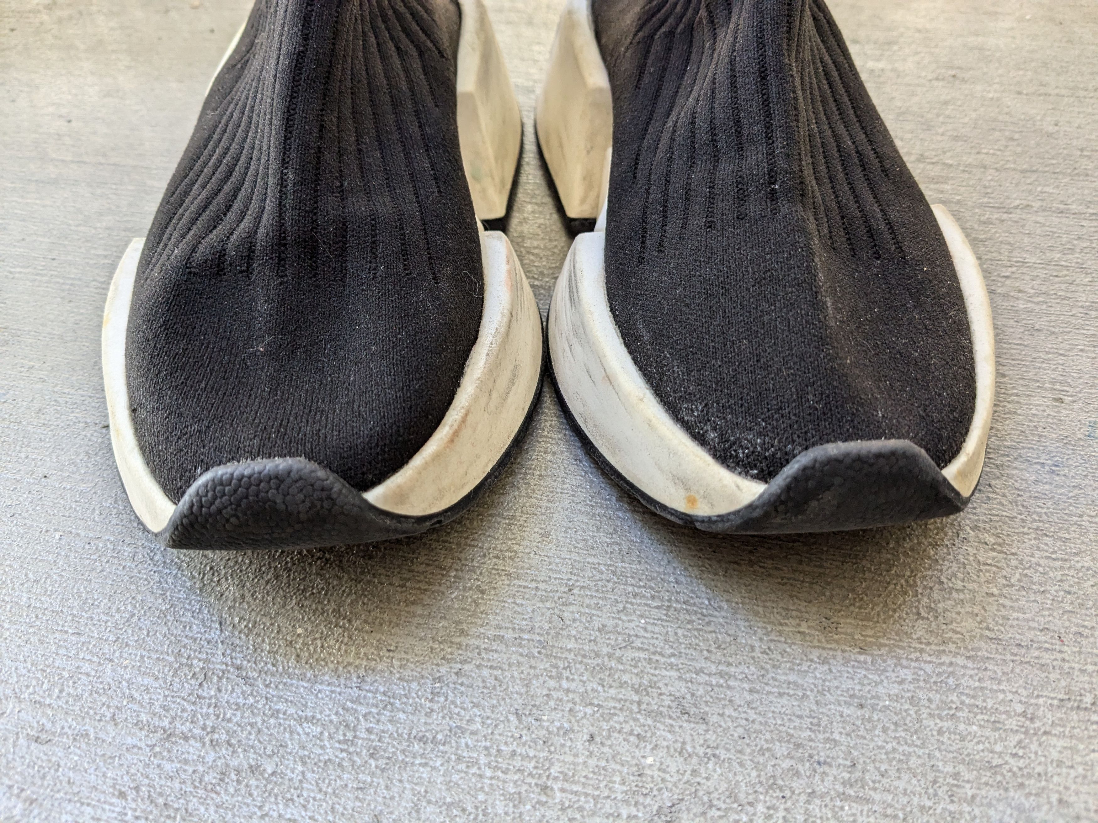 Maison Margiela Women Maison Margiela Sock Sneakers Black White 9 39 Size US 9 / IT 39 - 2 Thumbnail