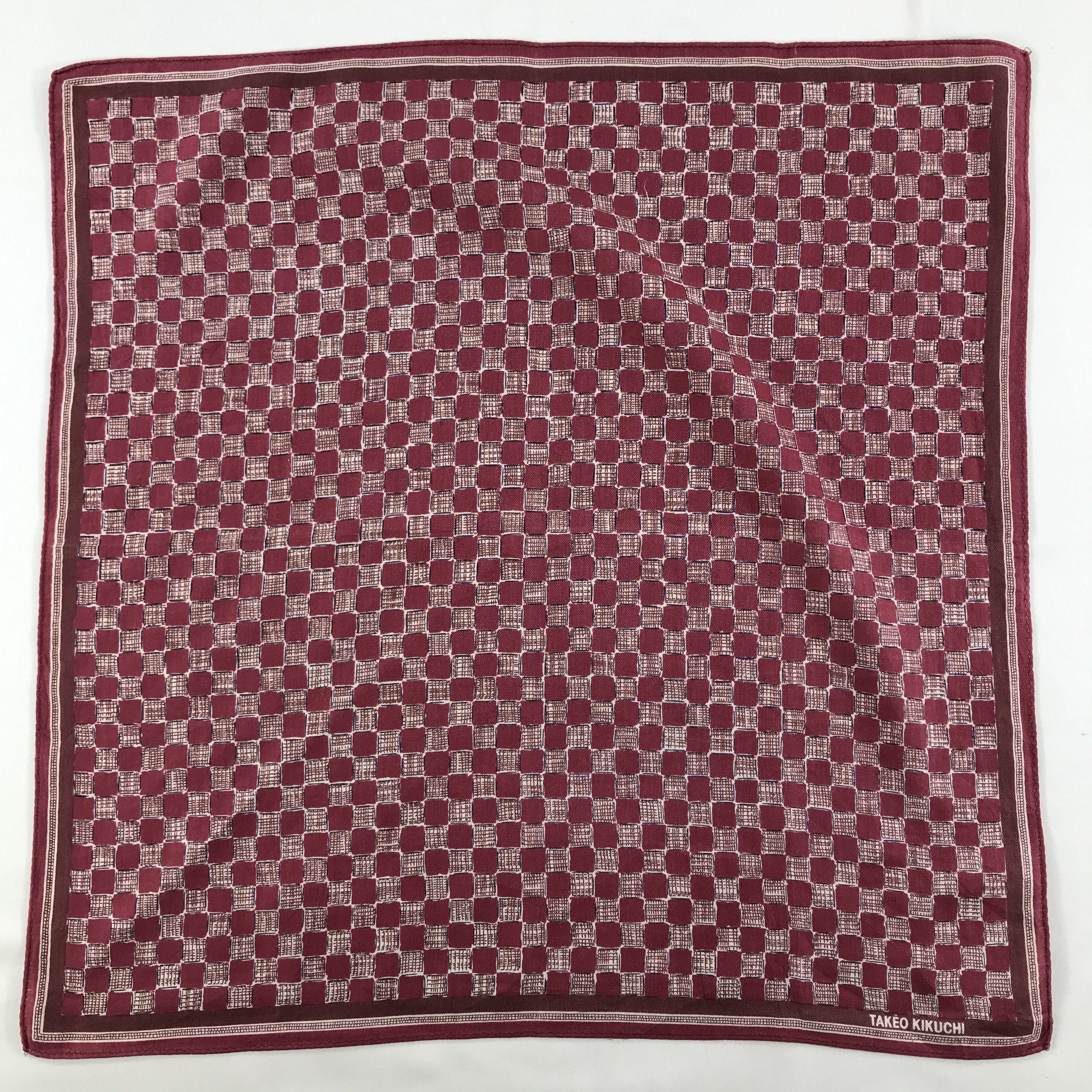 Takeo Kikuchi × Vintage Takeo Kikuchi Bandana / Handkerchief / Neckerchief - S1395 Size ONE SIZE - 1 Thumbnail