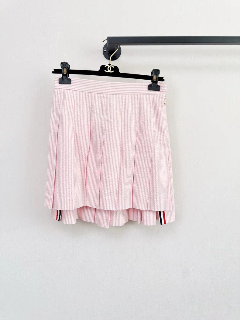 Thom Browne Thom Browne Pink Pleated Skirt-dmc Size US 38 / EU 54 - 1 Thumbnail