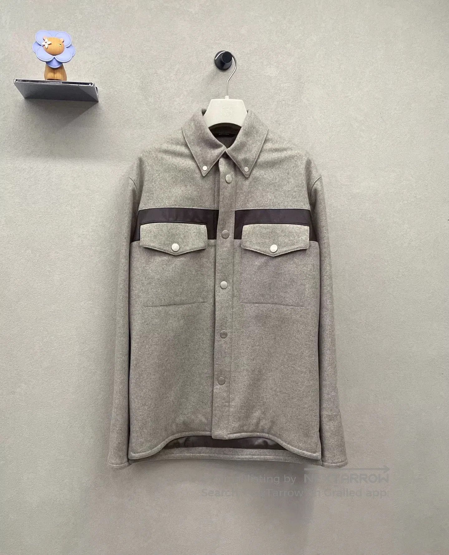 Hermes Hermes Gray Woolen Coat. Size US S / EU 44-46 / 1 - 1 Thumbnail