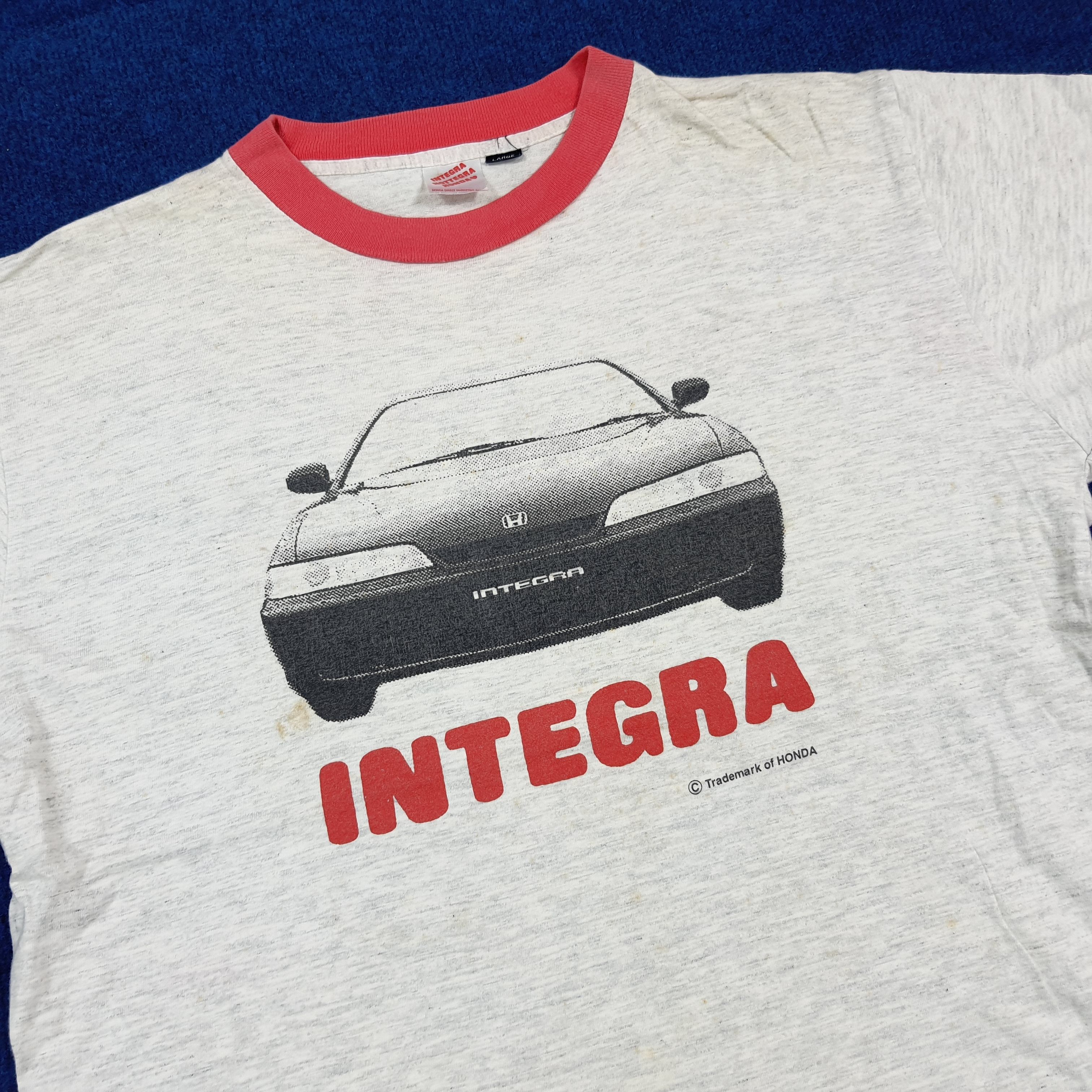 Honda Vintage Integra Nottegra Honda Mirror Print Tshirt C299N30 Size US L / EU 52-54 / 3 - 2 Thumbnail