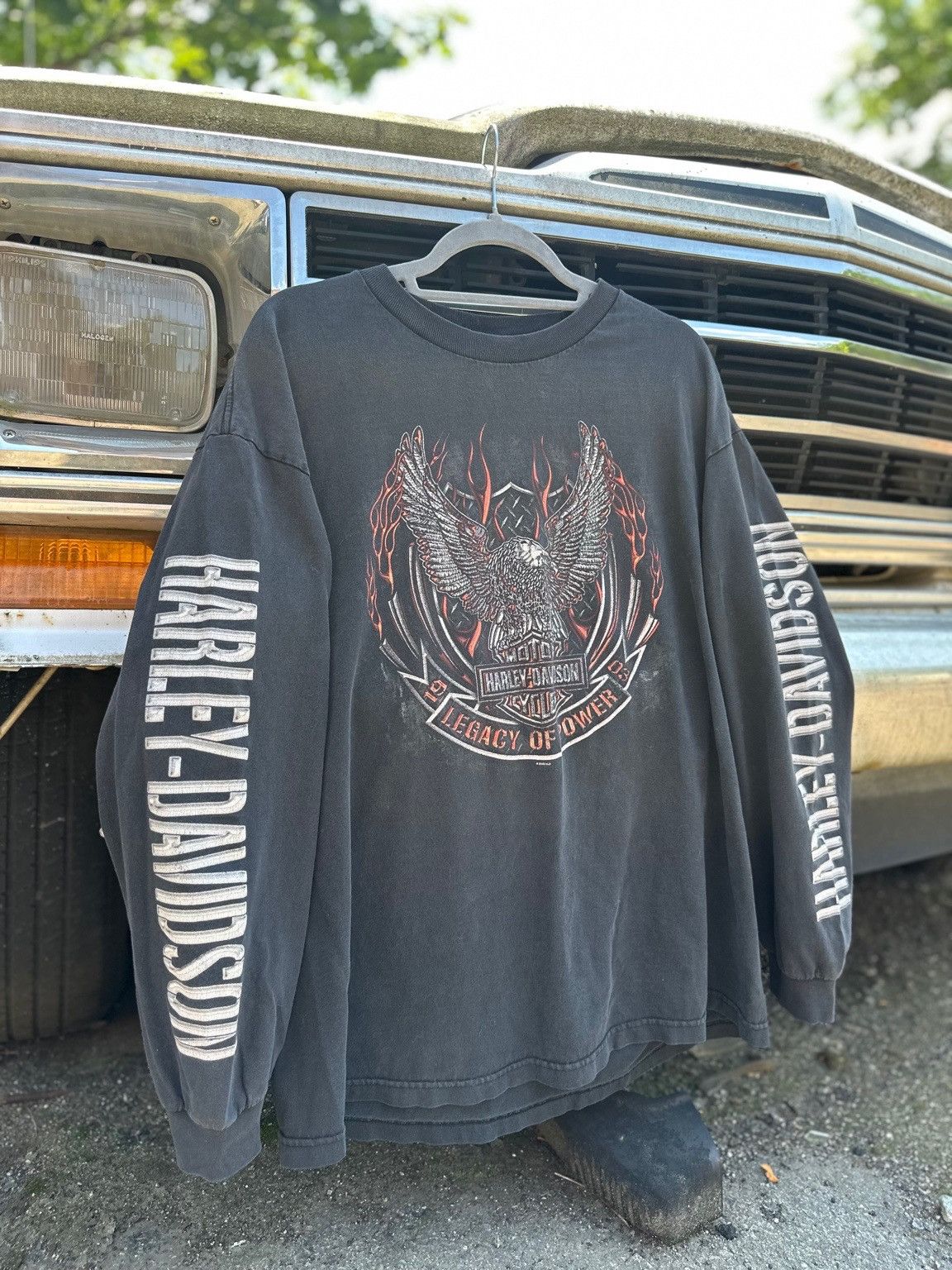 Harley Davidson Triple print Harley Long Sleeve Size US XL / EU 56 / 4 - 9 Thumbnail