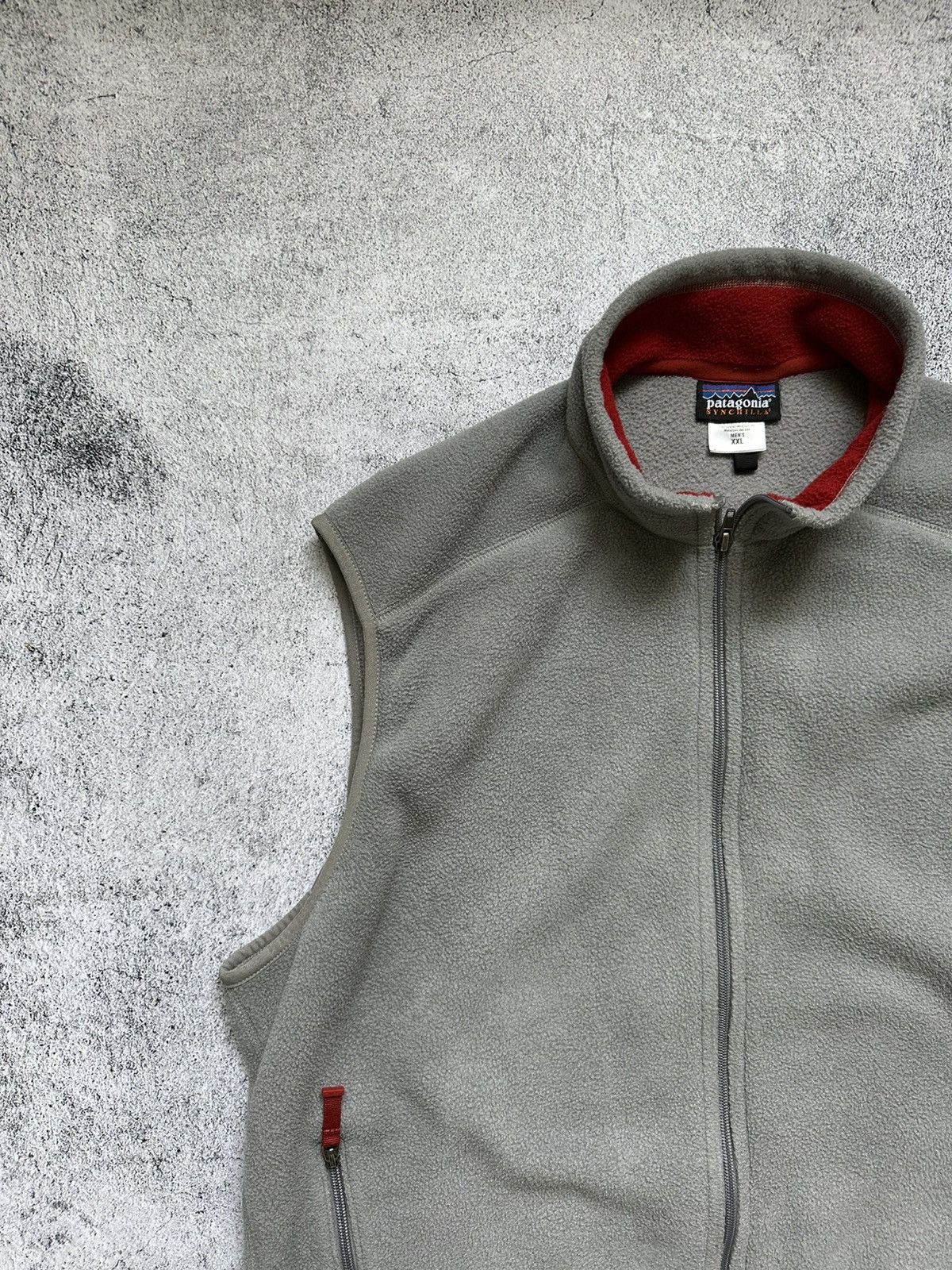 Patagonia Vintage Patagonia Synchilla Vest Oversize Fit Grey Outdoor Size US XL / EU 56 / 4 - 2 Thumbnail
