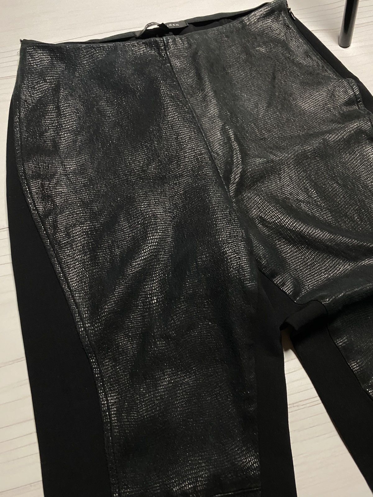 Polo Ralph Lauren × Vintage Vintage Ralph Lauren lamb genuine leather y2k pants Size 28" / US 6 / IT 42 - 14 Thumbnail