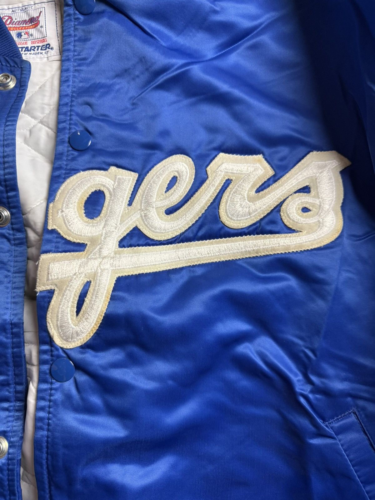 Starter Extremely Rare 90s LA Dodgers Bomber Jacket By Starter XXL Size US XXL / EU 58 / 5 - 7 Thumbnail