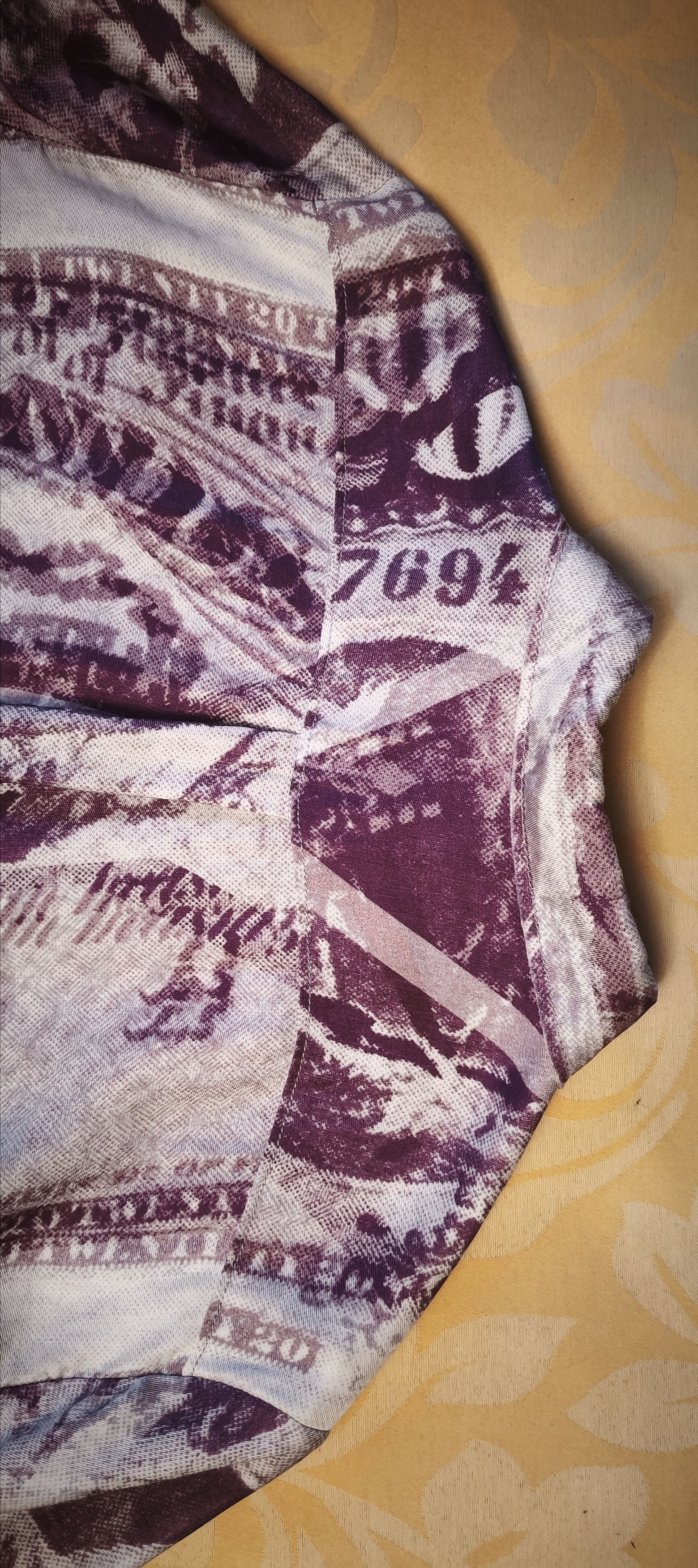 Acne Studios Oversized shirt - dollar bill-inspired print Size M / US 6-8 / IT 42-44 - 20 Thumbnail