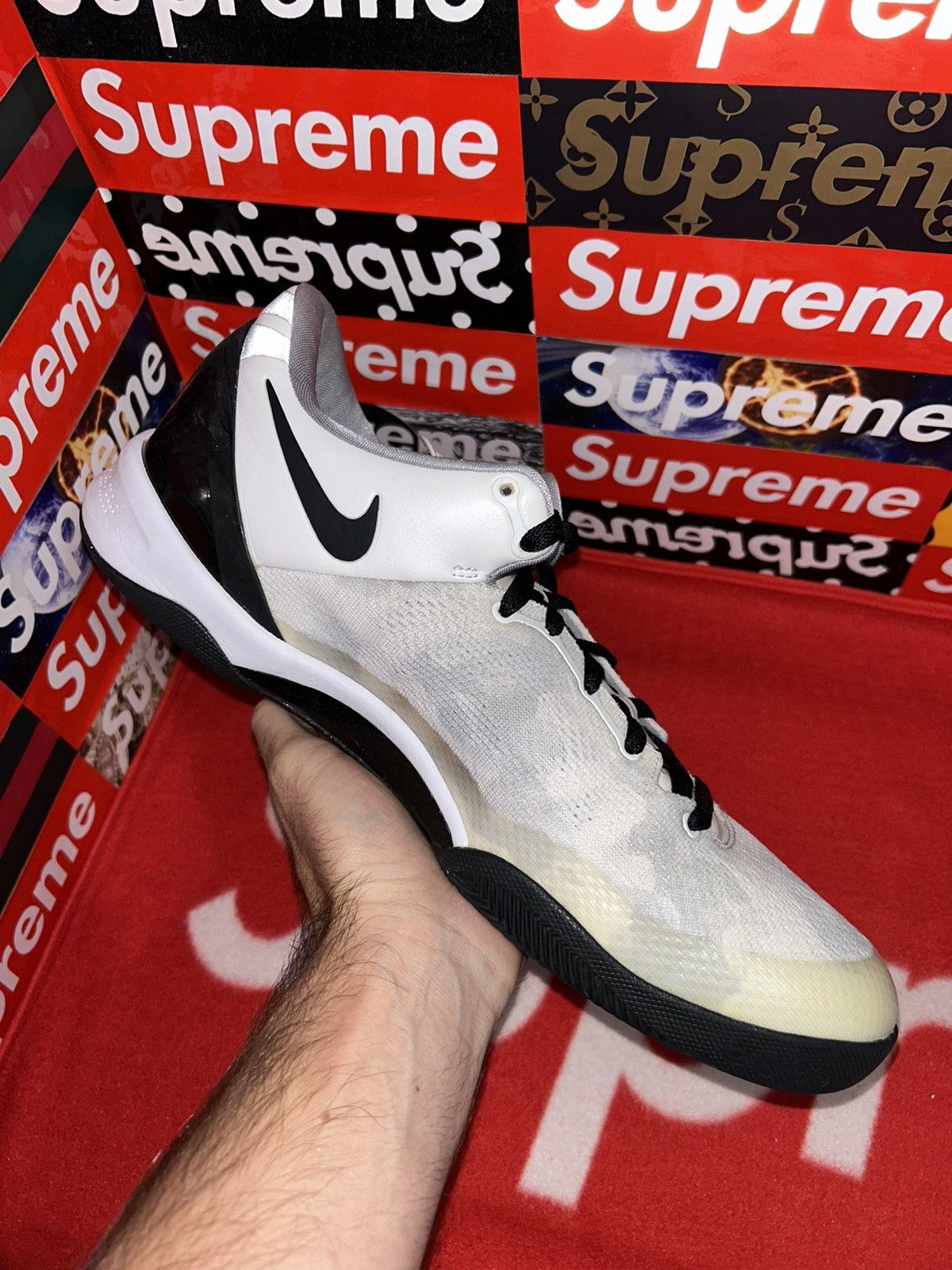 Nike Nike Kobe 8 TB ‘White Black’ 599520-111 size 14 Promo Size US 14 / EU 47 - 7 Thumbnail