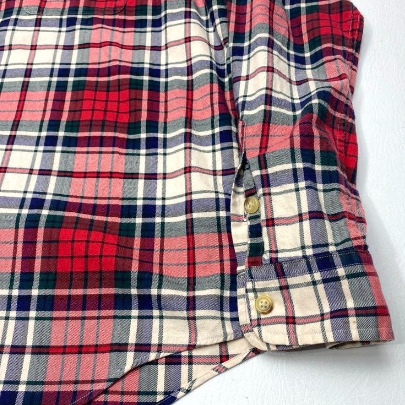 Ralph Lauren Ralph Lauren Flannel Shirt Men's Large Red Plaid Long Sleeve Button-Up Pockets Size US L / EU 52-54 / 3 - 5 Thumbnail