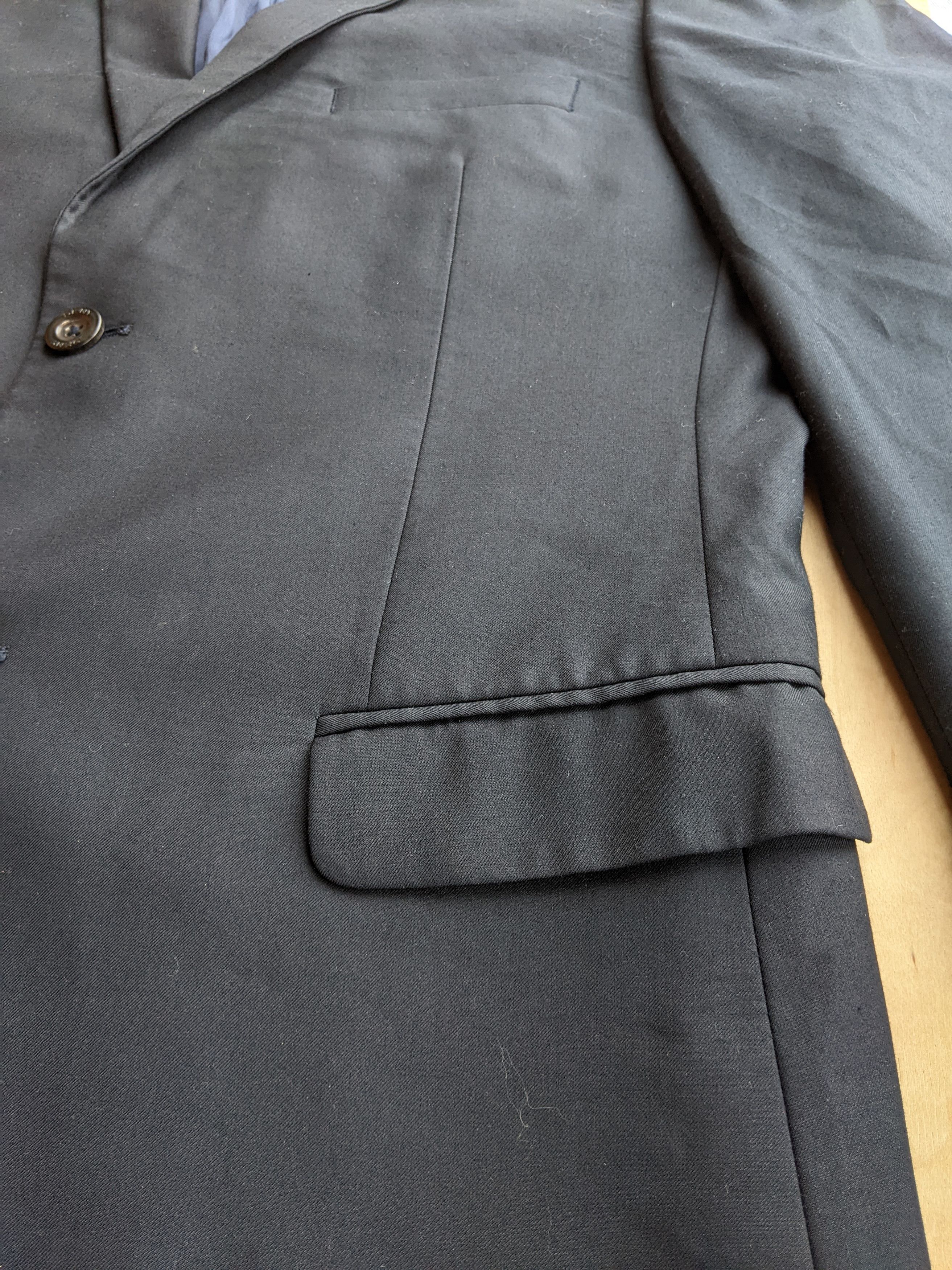 DKNY DKNY Blazer Jacket Leisurewear Suit Black YSL Balmain Size 46R - 11 Thumbnail