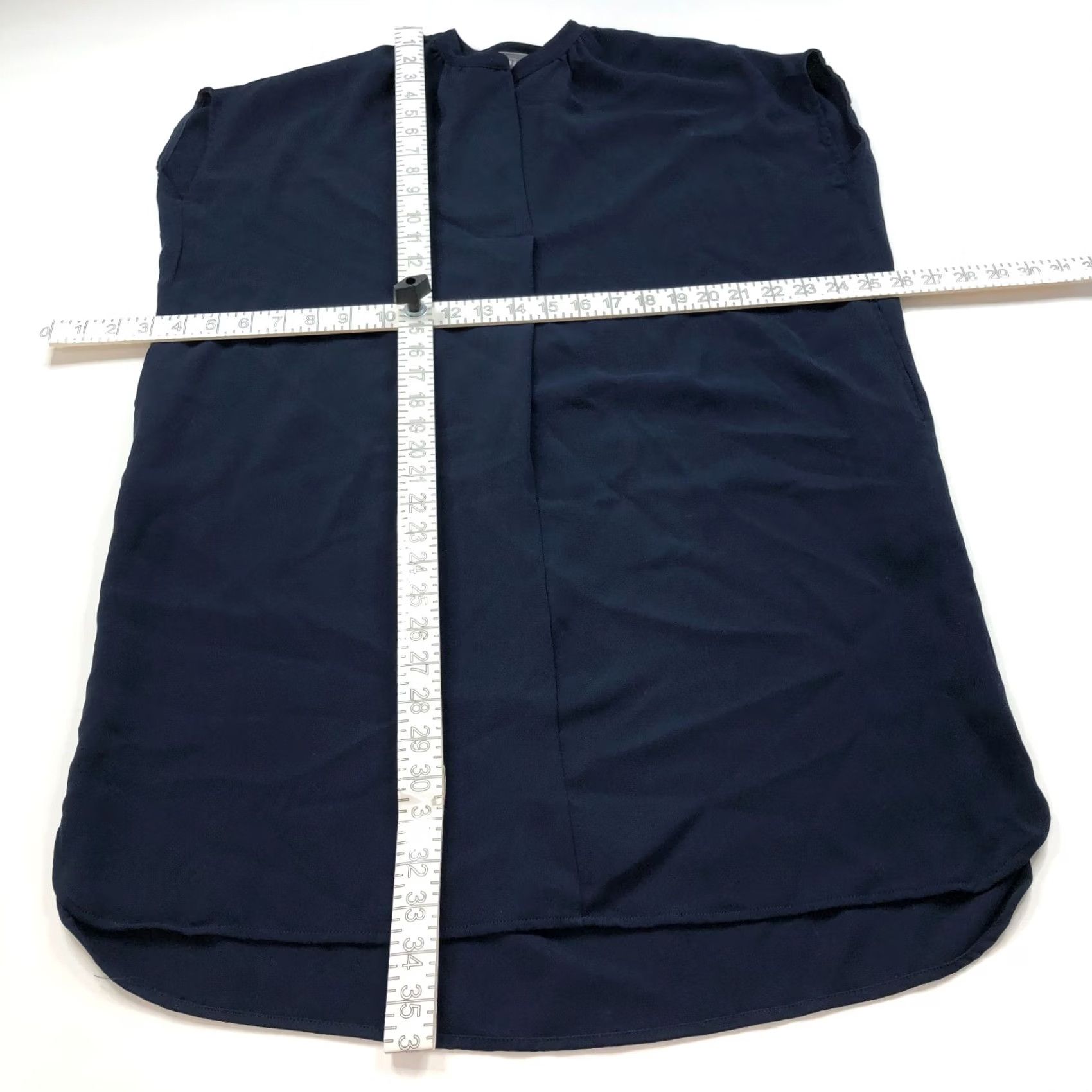 Vince Vince Blouse XS Blue Polyester Pullover Tunic Top Womens Size XS / US 0-2 / IT 36-38 - 5 Thumbnail