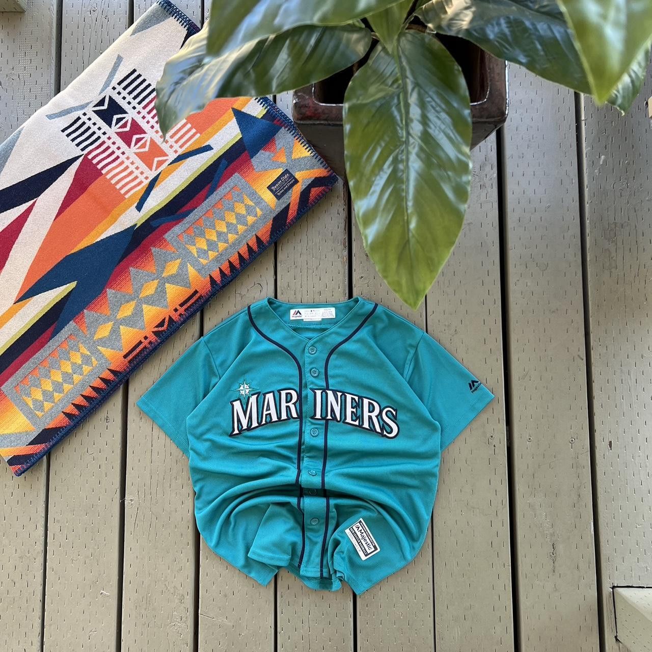 MLB Seattle Mariners Nelson Cruz Team Issued Training Jersey Size US S / EU 44-46 / 1 - 3 Thumbnail