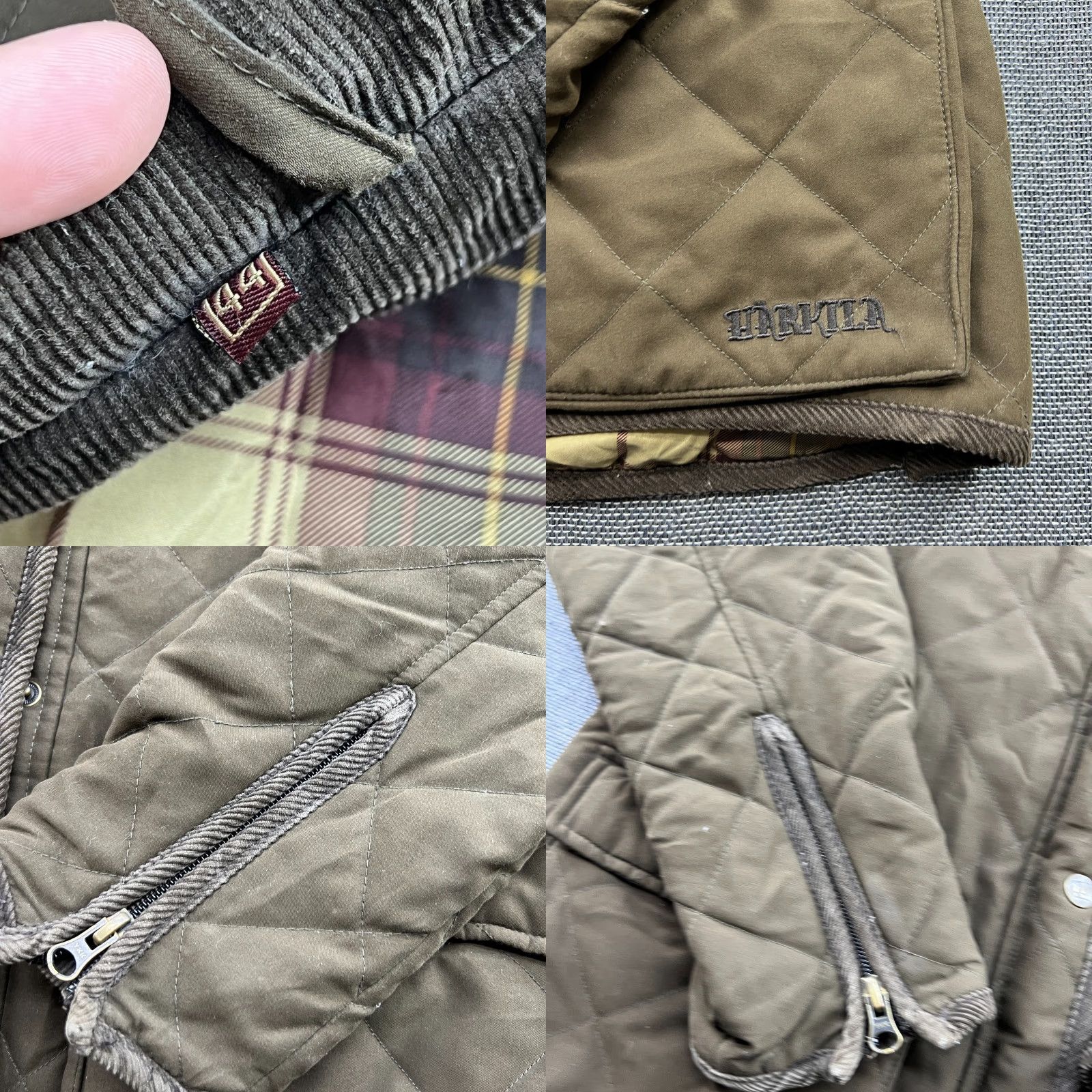 Albam Harkila Alba Womens Quilted Jacket Brown Size 44 Polyester Insulated Parka Full Zip Hooded Women Size S / US 4 / IT 40 - 9 Thumbnail