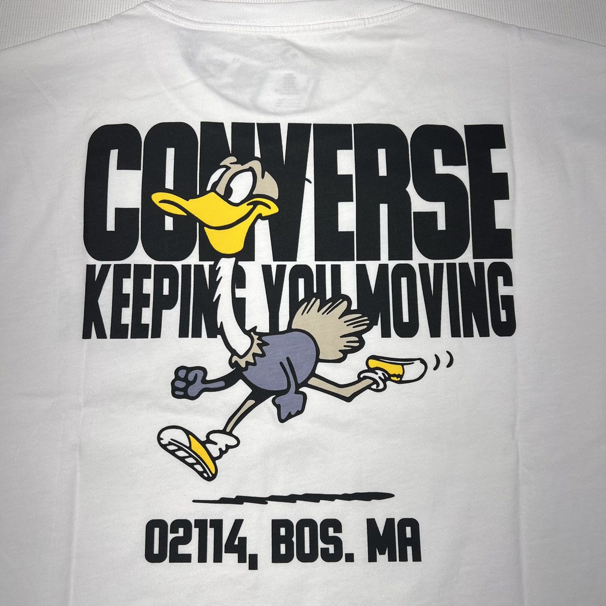 Converse Converse Tee Shirt White Bird Boston Running All Star Size US L / EU 52-54 / 3 - 10 Thumbnail