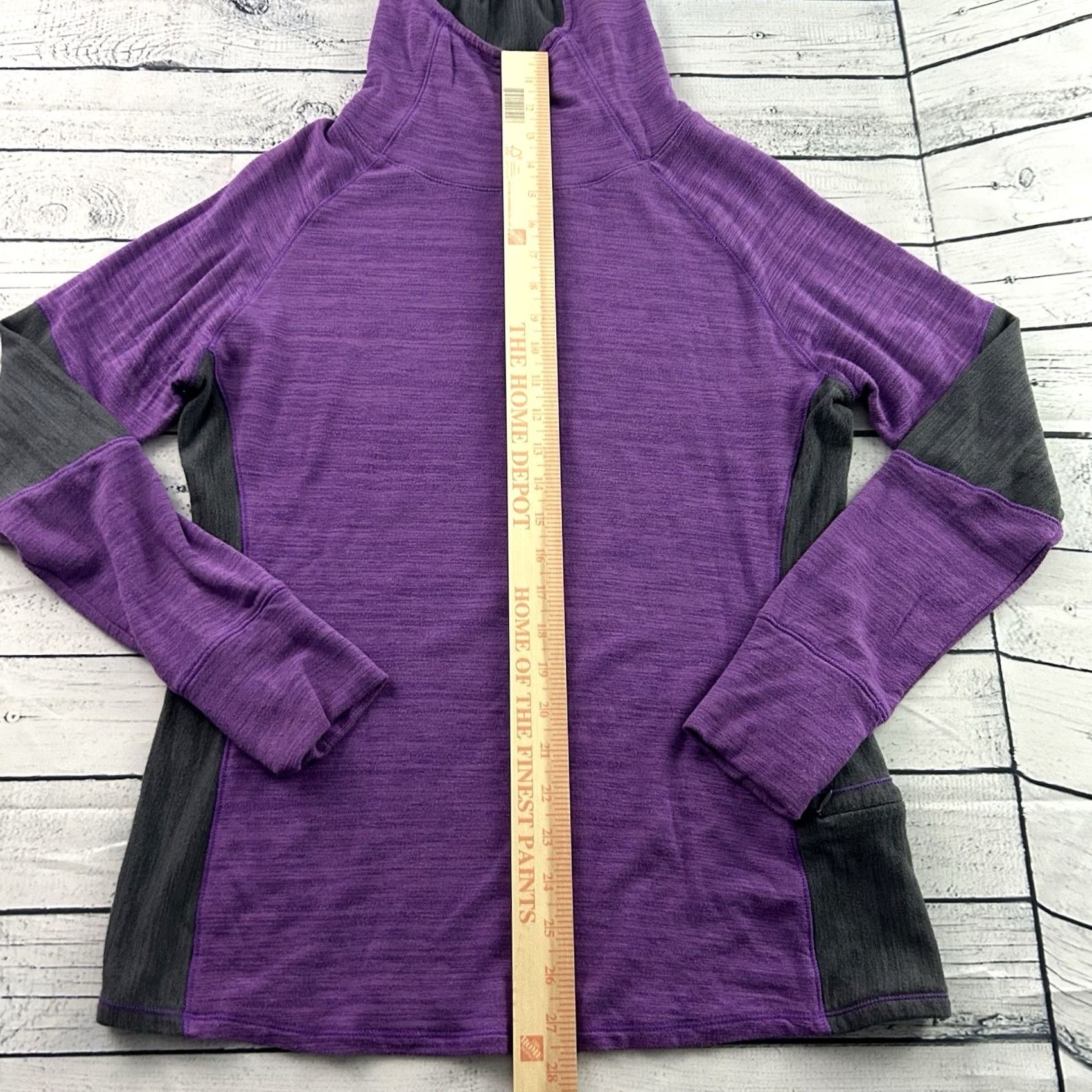 Footjoy FootJoy FJ Modal Pullover Hoodie Golf Sweatshirt Women's Medium Purple Gray Hoodie Womens M Purple Gray Modal Golf Size M / US 6-8 / IT 42-44 - 2 Thumbnail