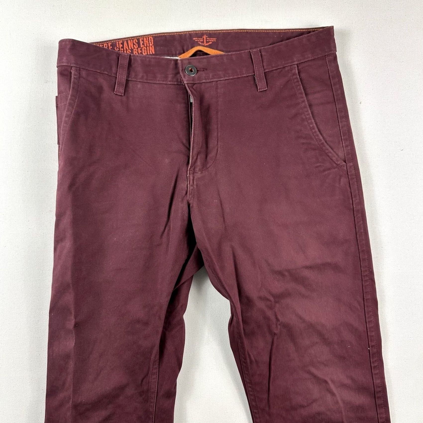 Dickies Dickies Alpine Chino Pants Mens 31x32 Burgundy Red 874 Regular Pants Mens 31 32 Burgundy Ak Alpine Chino Pants Dickies 874 Mens Red Size US 31 - 3 Thumbnail