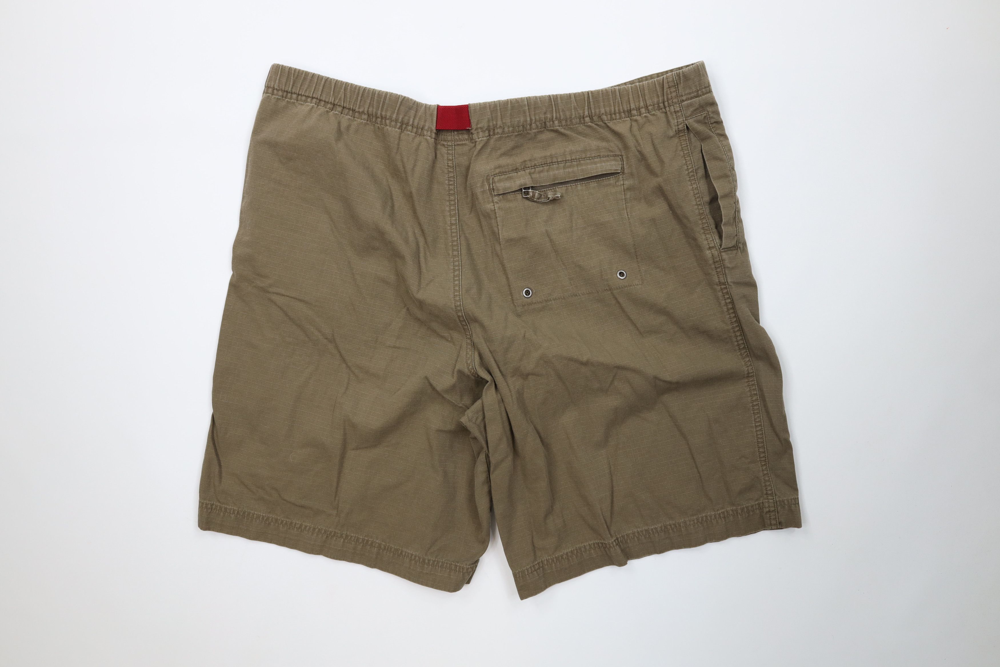 Gap Vintage Y2K 2001 Gap Ripstop Shorts Cotton Brown Green Size US 36 / EU 52 - 9 Thumbnail
