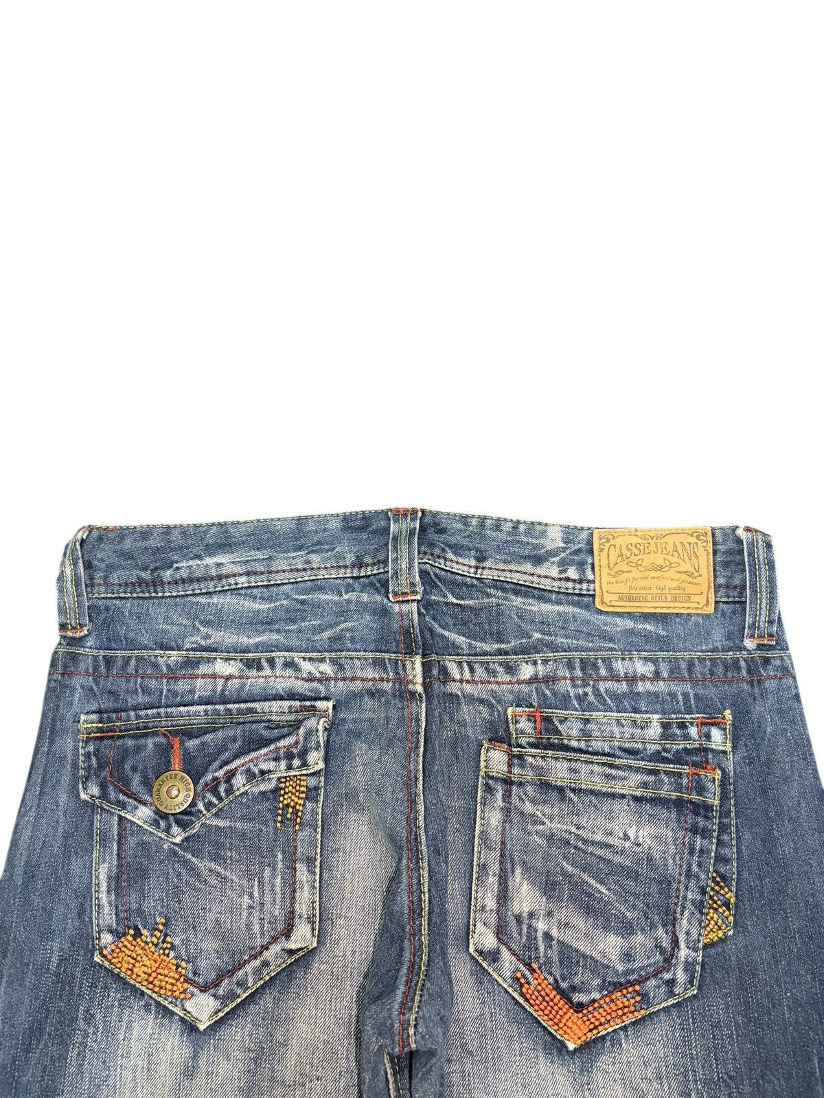 Fubu Vintage Japanese Brand Faded Wash Distress Baggy Jeans Size 32" / US 10 / IT 46 - 4 Thumbnail