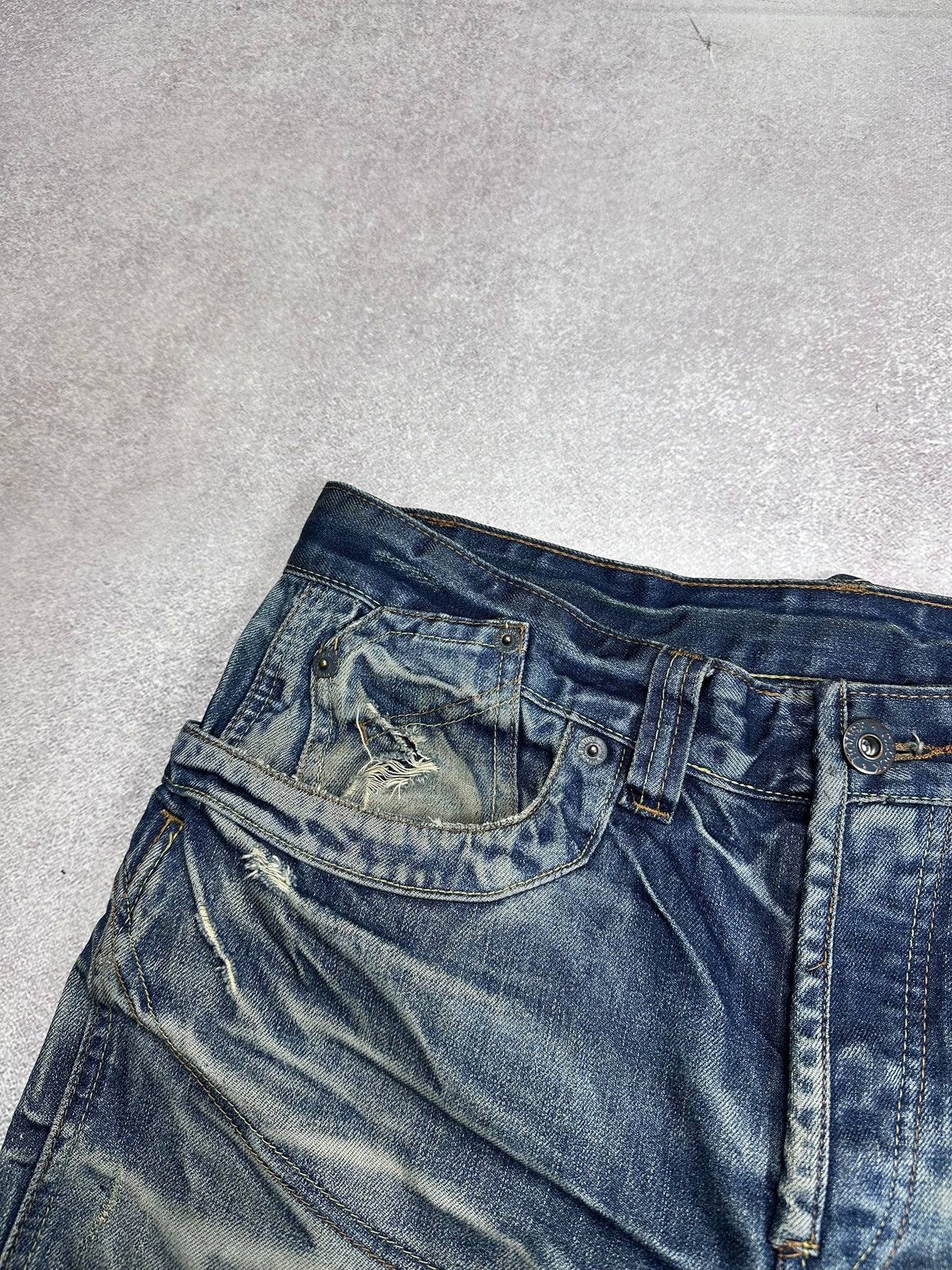 Vintage Vintage Hedi Slimane Style Grunge Y2K Baggy Jeans 34 Size US 34 / EU 50 - 6 Thumbnail
