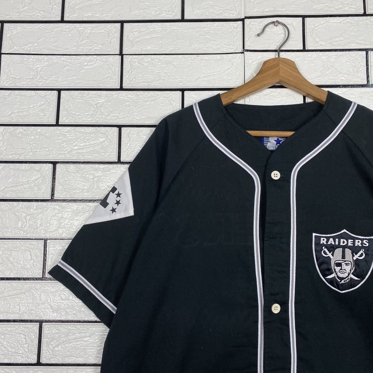 Starter 📌Sportwear Button Shirt Bowling Starter Raiders Big Logo Size US L / EU 52-54 / 3 - 8 Thumbnail