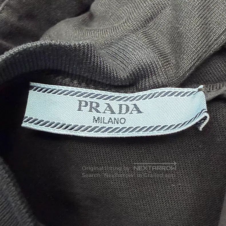 Prada Prada Black cloth triangle logo short-sleeved dress Size XS / US 0-2 / IT 36-38 - 5 Thumbnail
