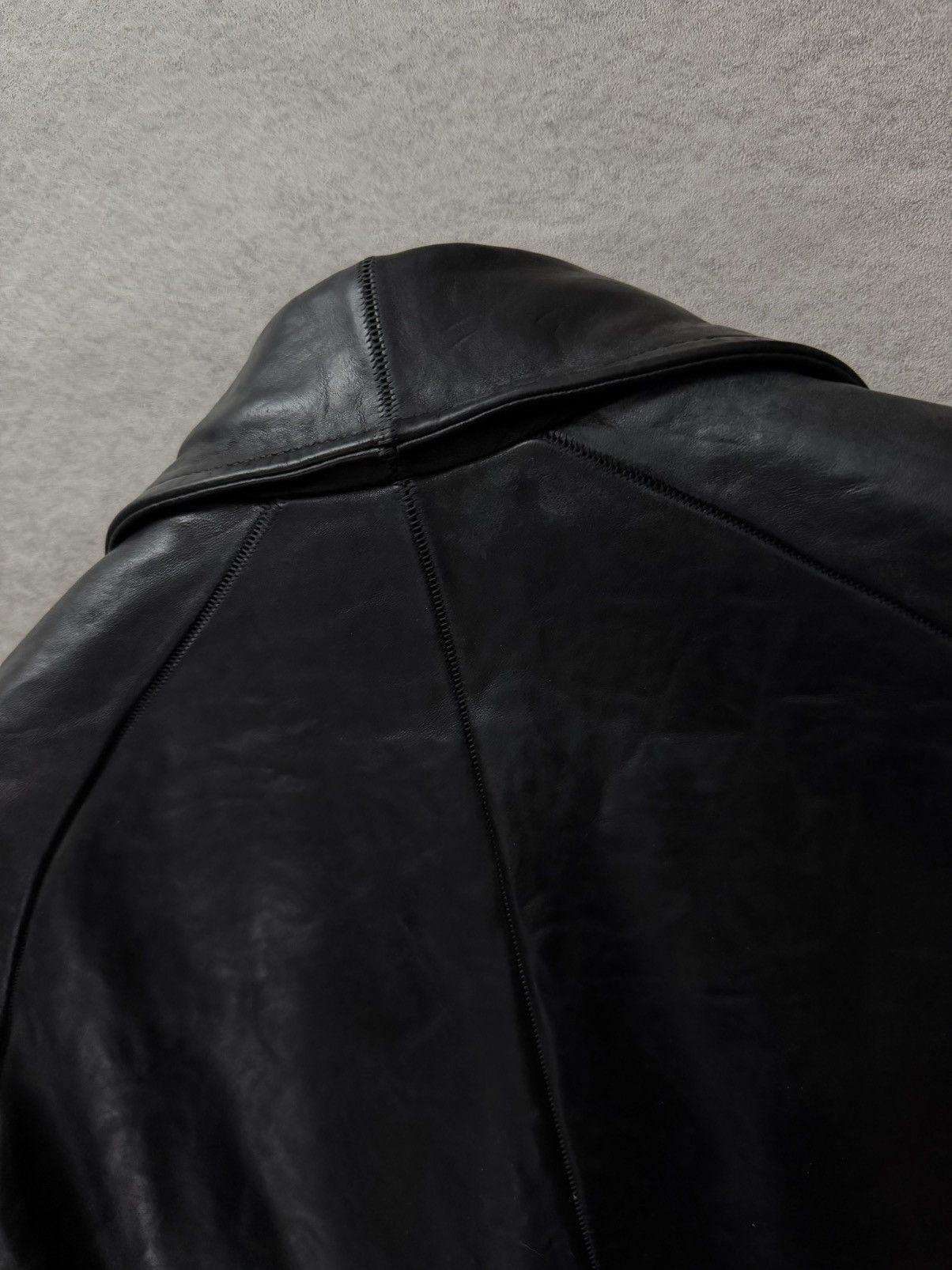 Carol Christian Poell Carol Christian Poell drip scarstich leather jacket Size US S / EU 44-46 / 1 - 11 Thumbnail