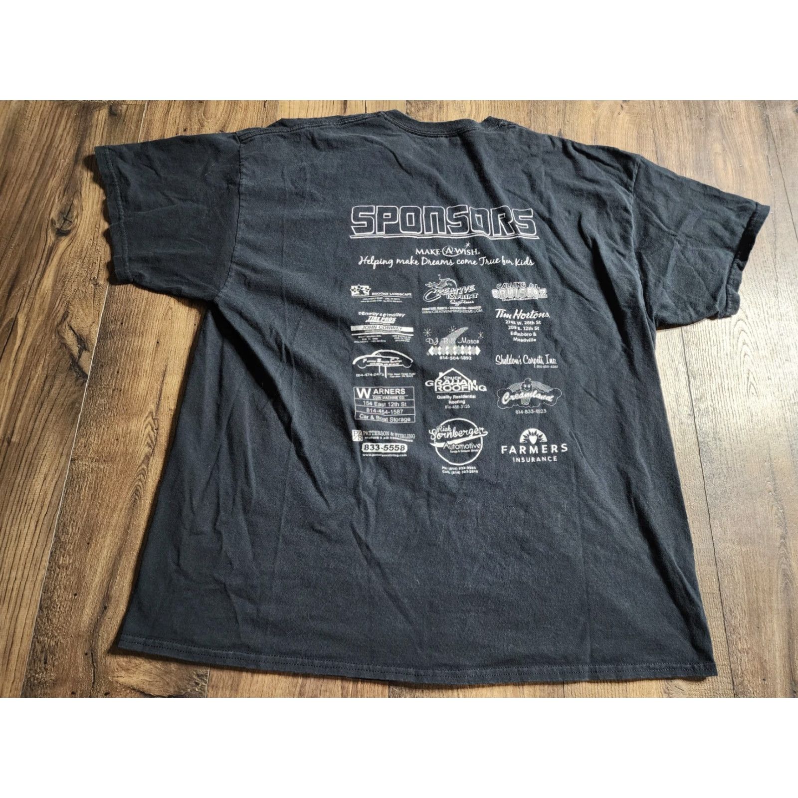 Gildan VINTAGE Mens 2XL Cruise The Bay 2016 Erie PA T Shirt Double Sided Classic Car Show Size US XXL / EU 58 / 5 - 2 Thumbnail