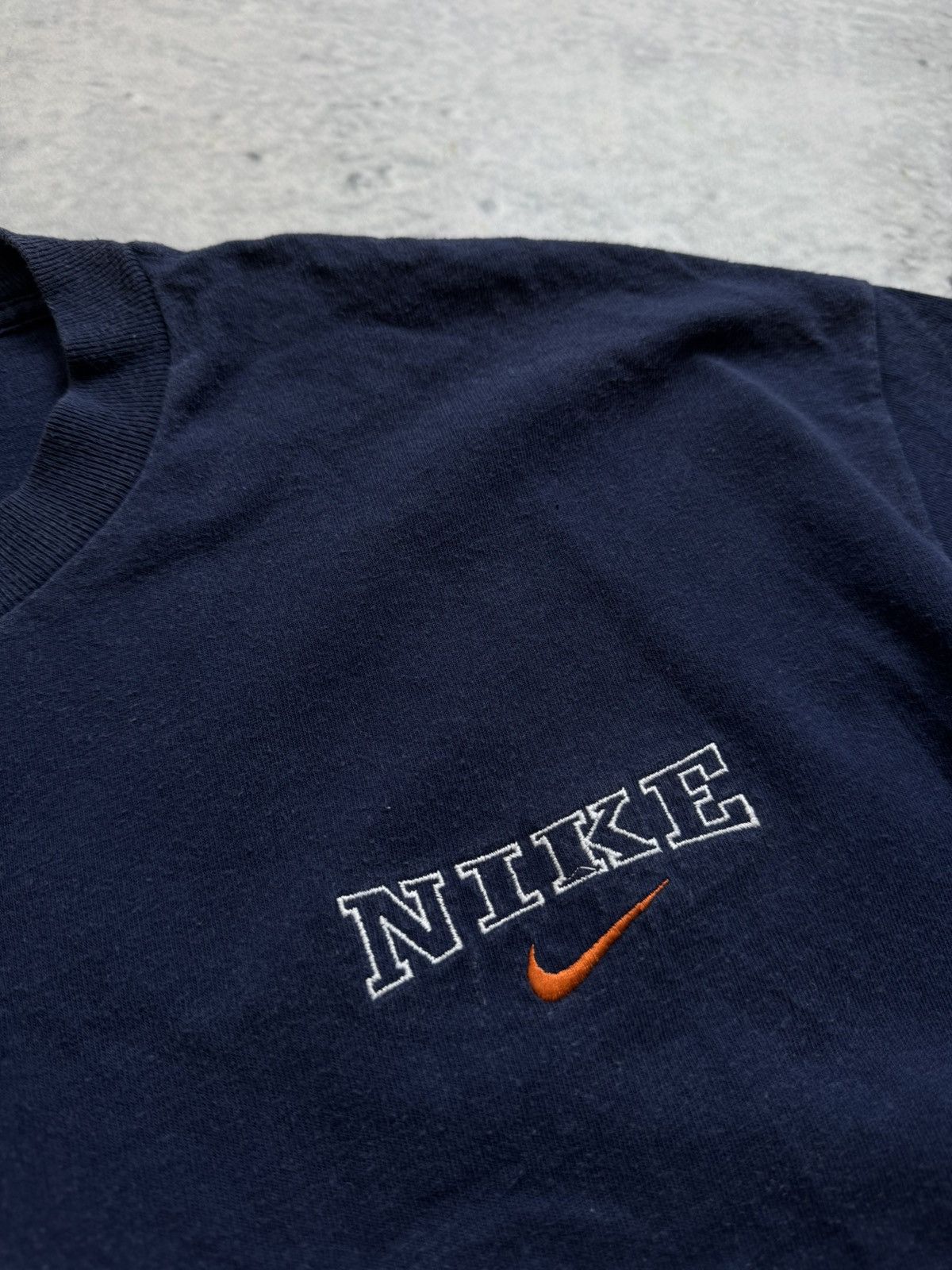 Nike Vintage Nike 90s blue tee Size US L / EU 52-54 / 3 - 3 Thumbnail