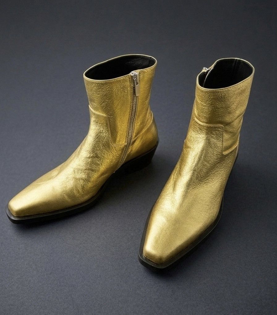 Proenza Schouler Bronco Ankle Boots/Lamb Cowboy Bootie - Size 37/US 7 Size US 7 / IT 37 - 2 Thumbnail