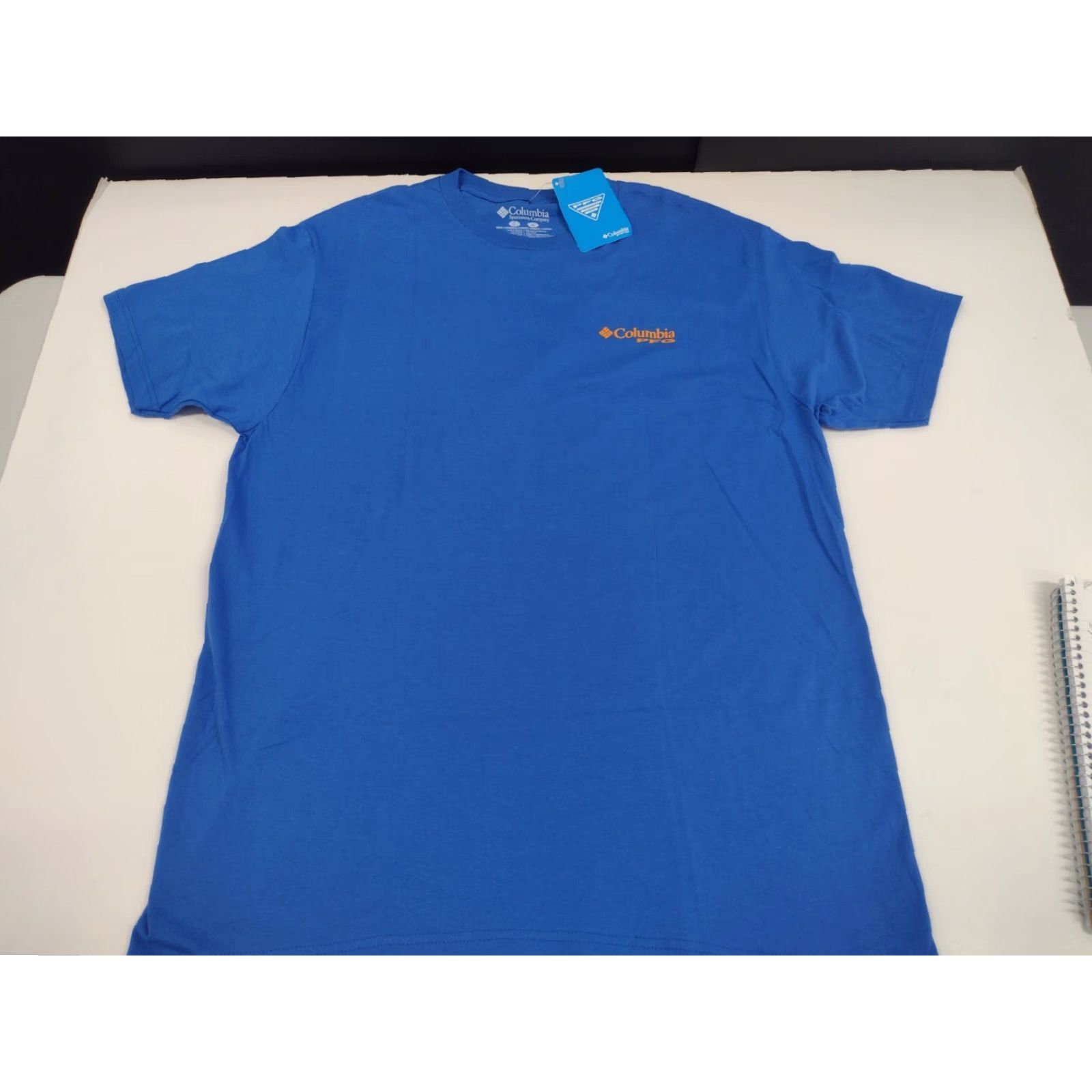Vintage NWT Columbia PFG Short Sleeve T-Shirt Men's Large Blue Logo Cotton Size US L / EU 52-54 / 3 - 2 Thumbnail