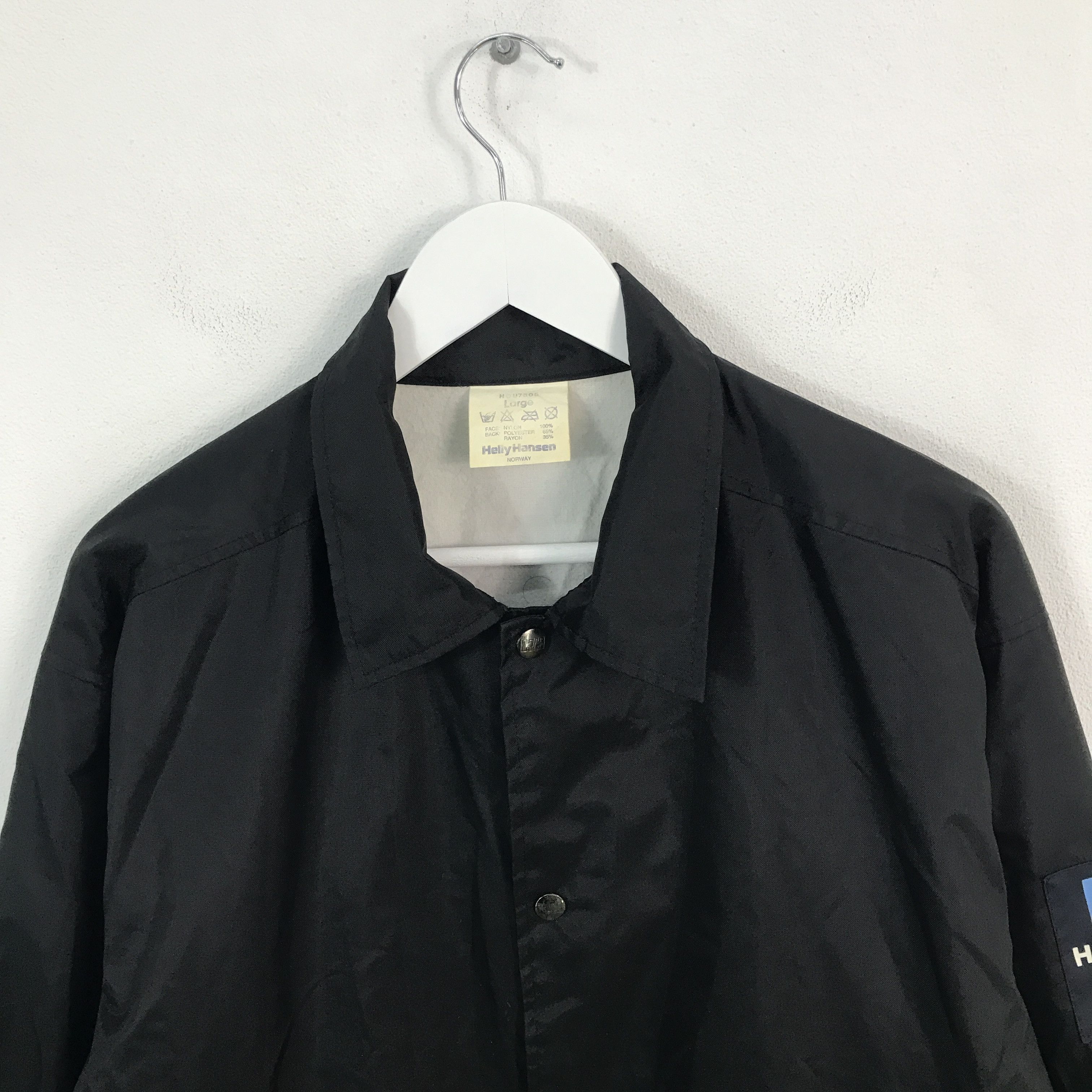 Helly Hansen × Vintage helly hansen windbreaker Snap button jacket Size US L / EU 52-54 / 3 - 2 Thumbnail