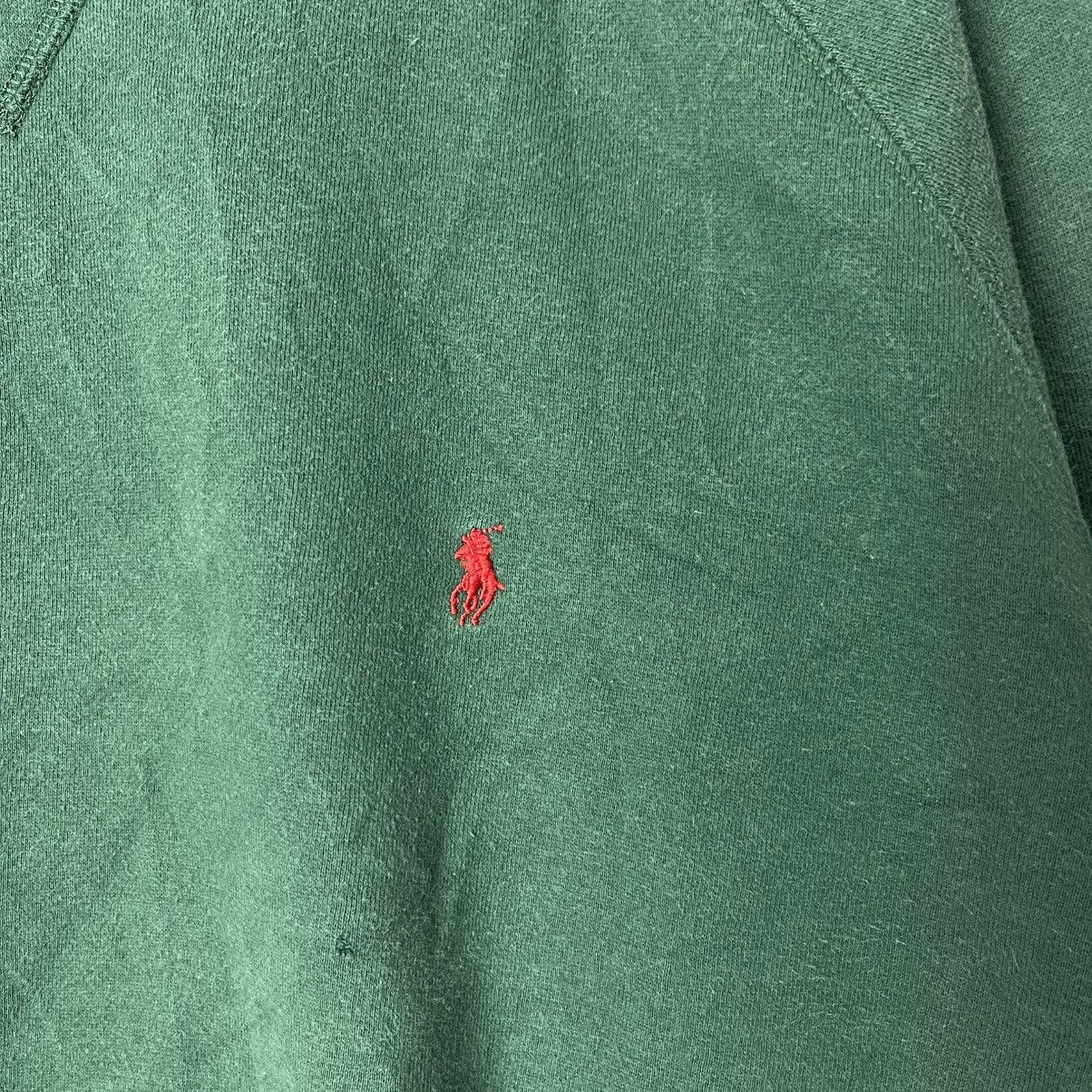 Polo Ralph Lauren Vintage Polo Ralph Lauren Green Crewneck Sweatshirt Size US L / EU 52-54 / 3 - 3 Thumbnail