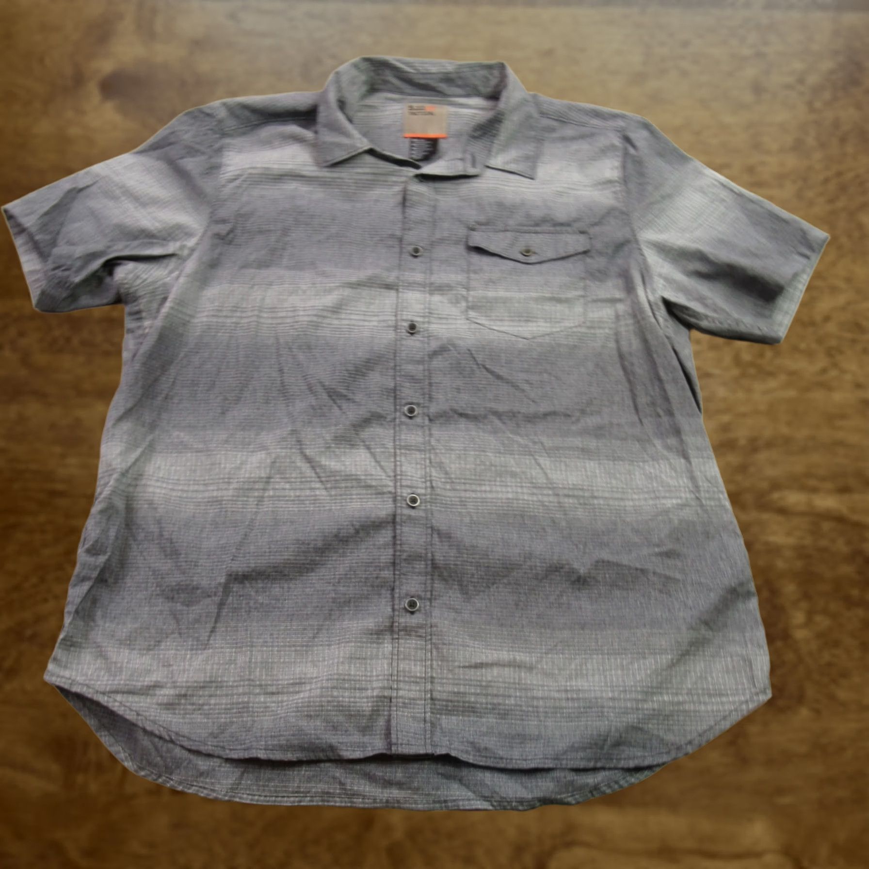 Vintage 5.11 Tactical Shirt Mens Large Short Sleeve Pocket Button Front Lightweight Gray Shirt Size US L / EU 52-54 / 3 - 1 Thumbnail
