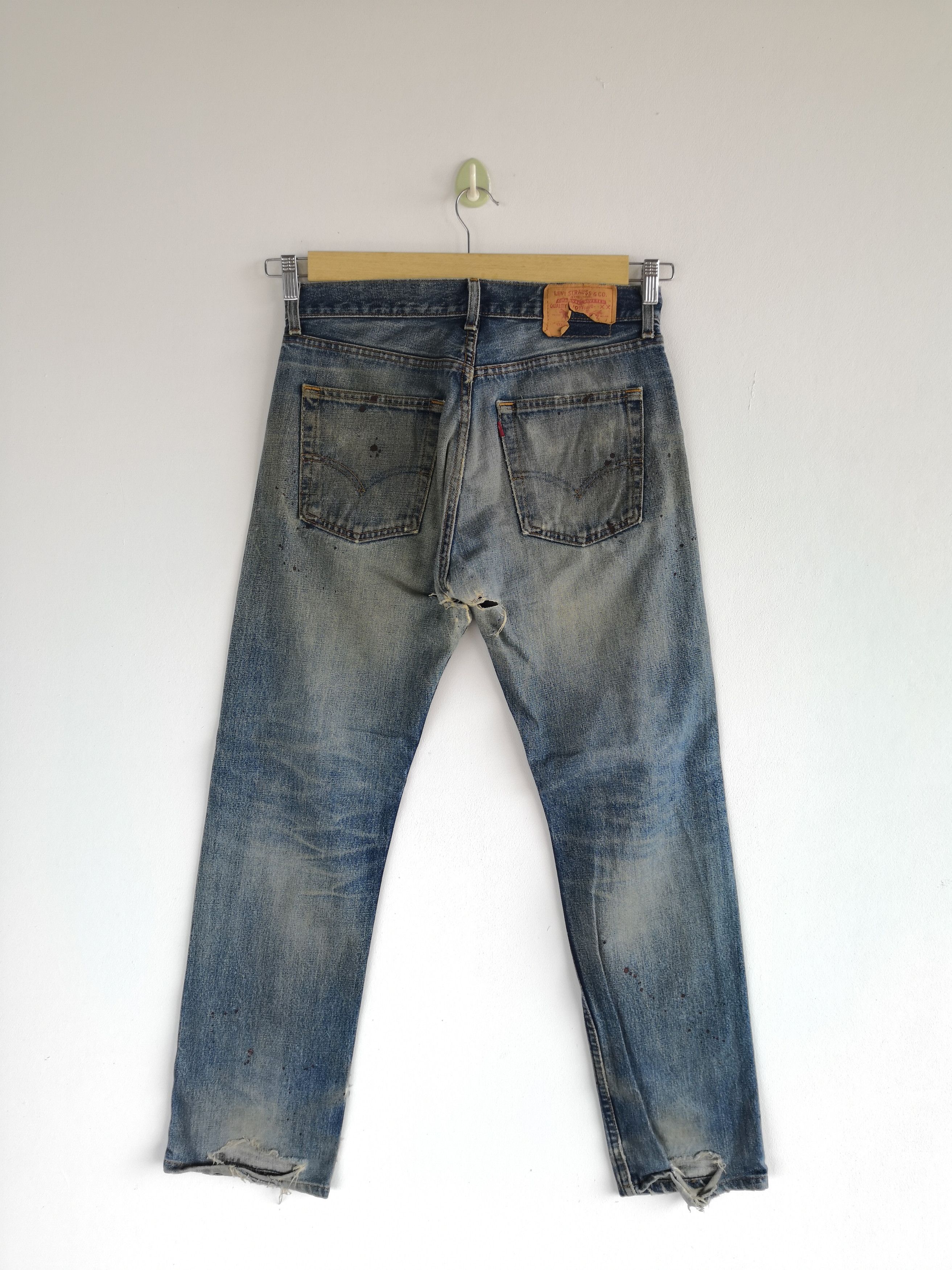 Levi's Vintage Levis 516 Distressed Denim Rusty Wash Levi's Jeans Size US 30 / EU 46 - 2 Thumbnail