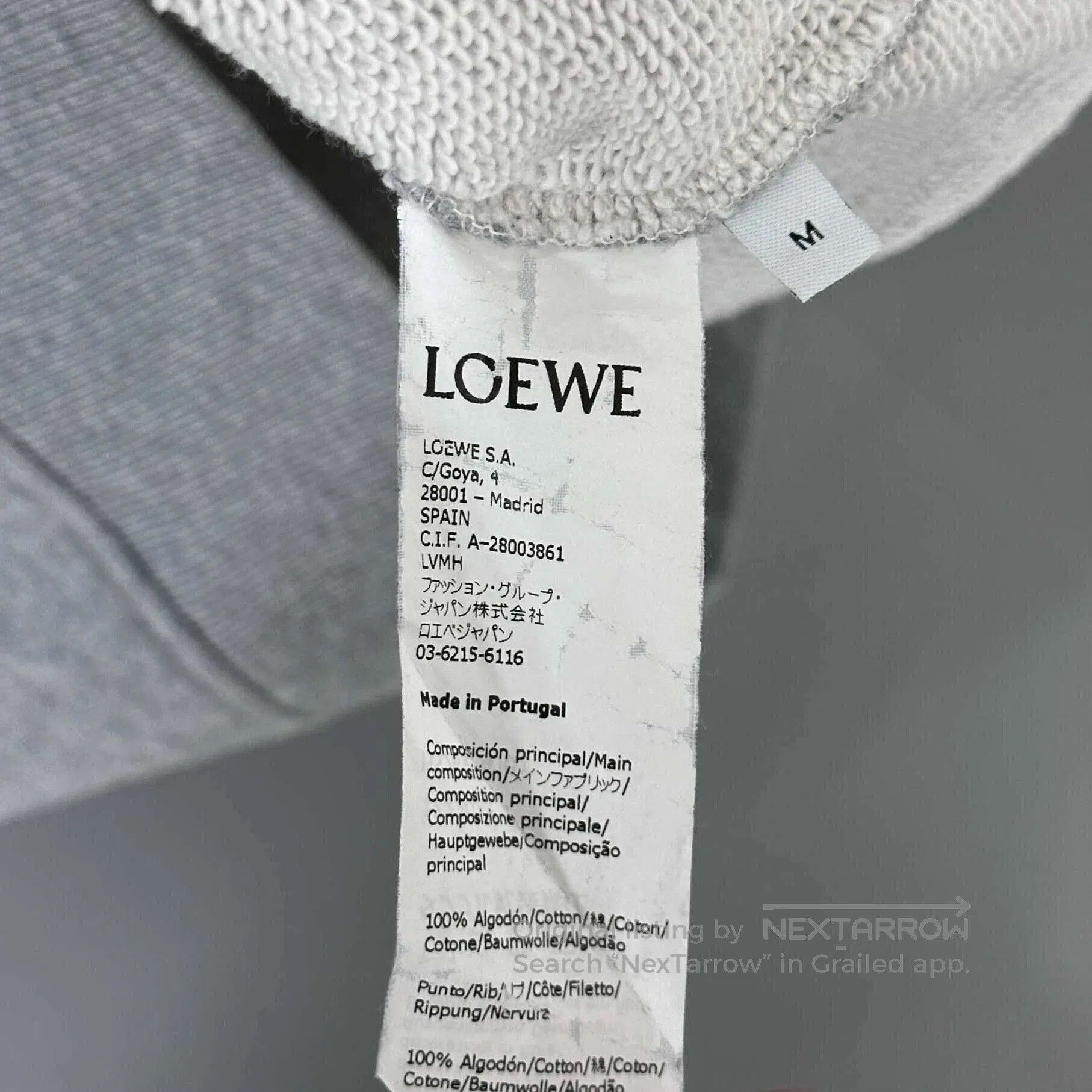 Loewe color block embroidered logo sweatshirt. Size US M / EU 48-50 / 2 - 6 Thumbnail