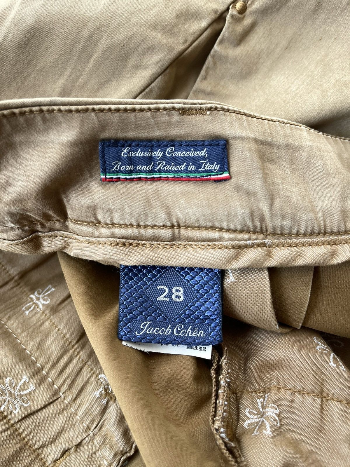 Jacob Cohen Jacob Cohen Lidia High Rise Straight Fit Pleated Capri Pants Size 28" / US 6 / IT 42 - 12 Thumbnail