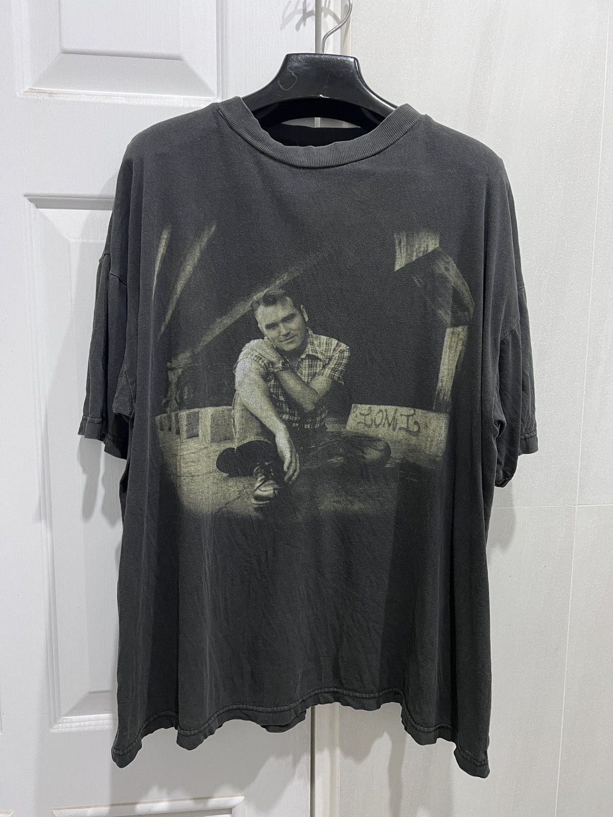Band Tees × Morrissey × Vintage Vintage 90s Morrissey Maladjusted Album Promo Tee XL Faded Size US XL / EU 56 / 4 - 1 Thumbnail