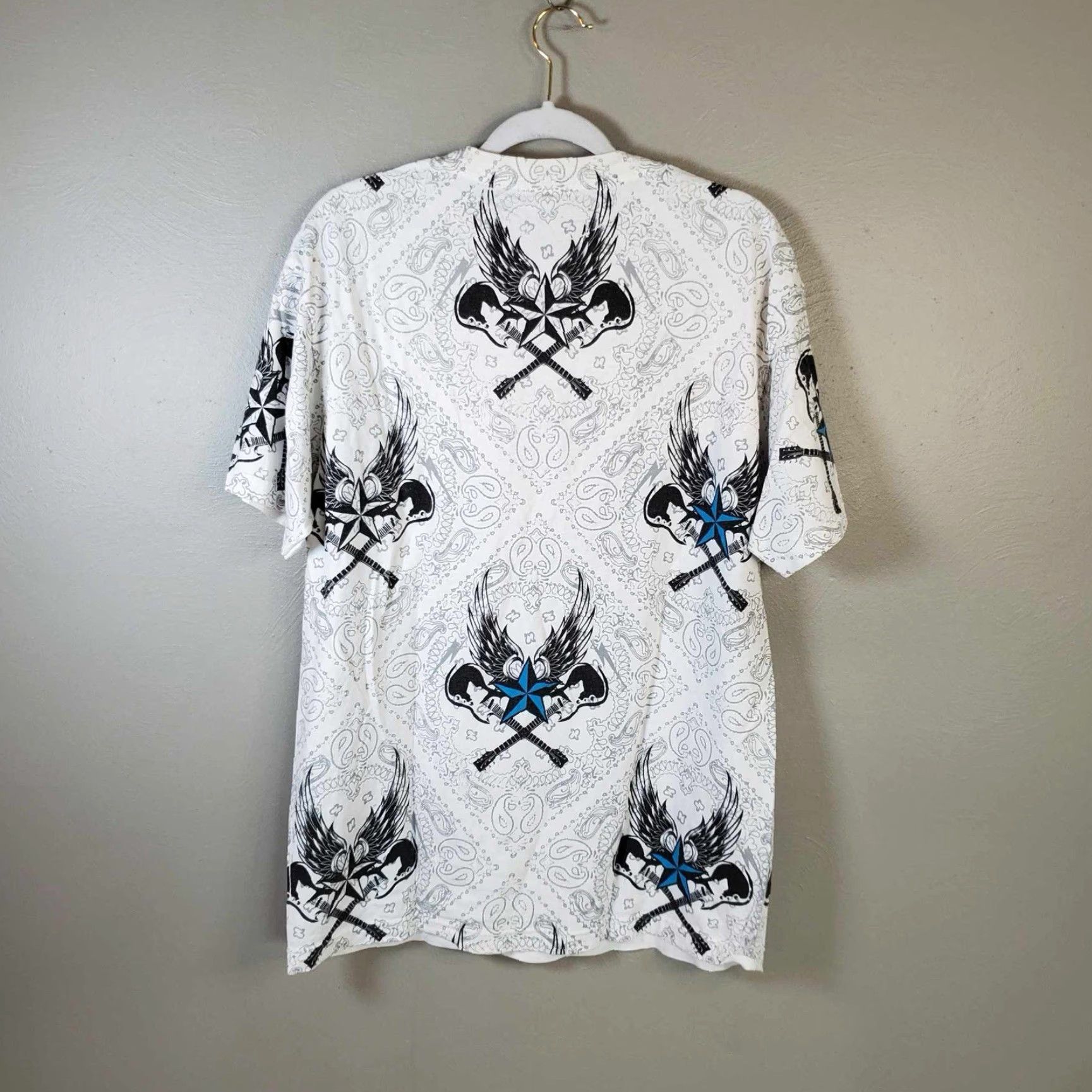 Doublet Y2K Rock N Roll Guitar AOP T Shirt Stars Double Sided Mens Large L Size US L / EU 52-54 / 3 - 3 Thumbnail