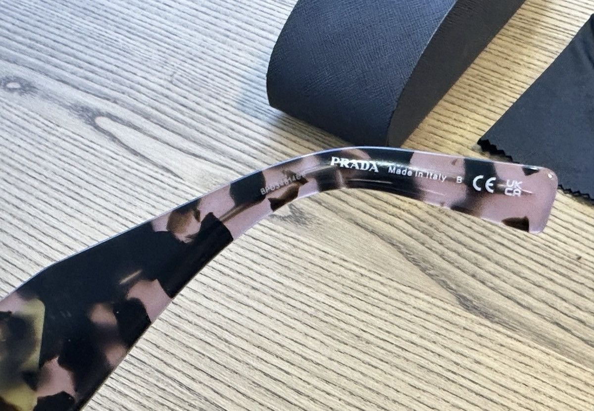 Prada PRADA by Raf Simons Pink Symbole Logo Sunglasses SPR15Y Size ONE SIZE - 9 Thumbnail