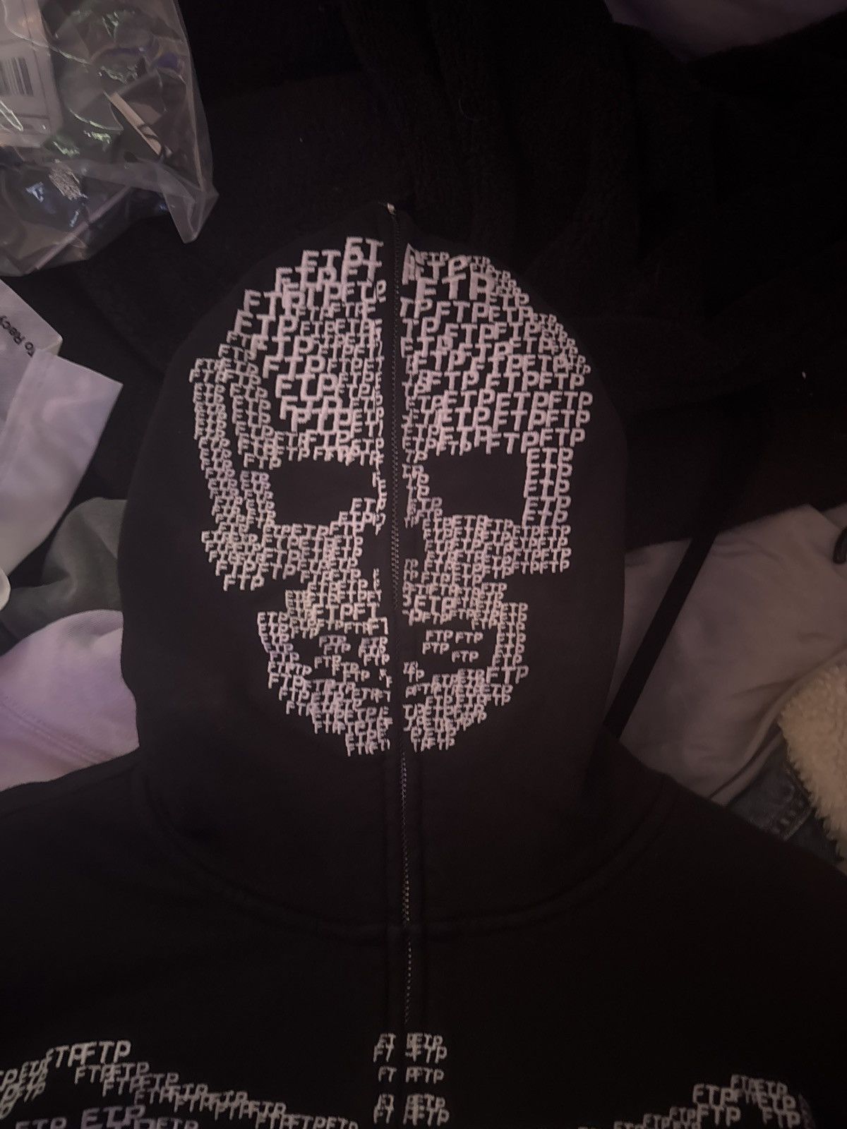 Fuck The Population FTP Skeleton Full Zip Hoodie Size US L / EU 52-54 / 3 - 2 Thumbnail
