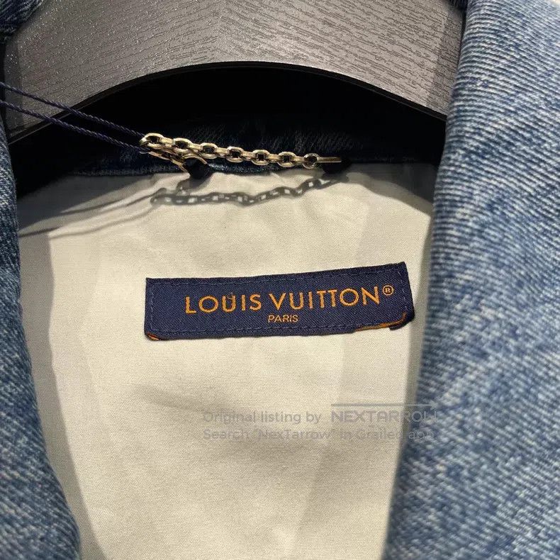 Louis Vuitton Louis Vuitton size 5l Blue Lumbering Denim Short Sleeve Shi Size US M / EU 48-50 / 2 - 4 Thumbnail