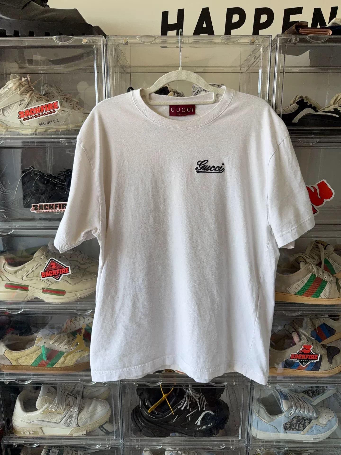 Gucci Gucci White T-Shirt L Women Size L / US 10 / IT 46 - 1 Thumbnail
