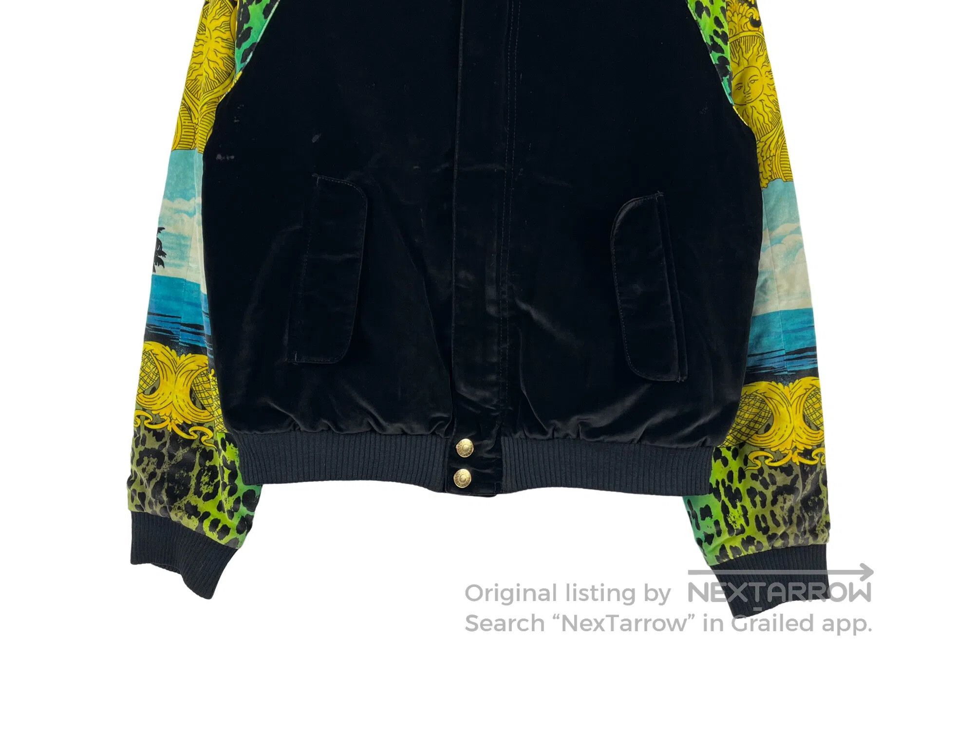 Versace Versace Velvet Shoulder Pattern Jacket Size US M / EU 48-50 / 2 - 4 Thumbnail