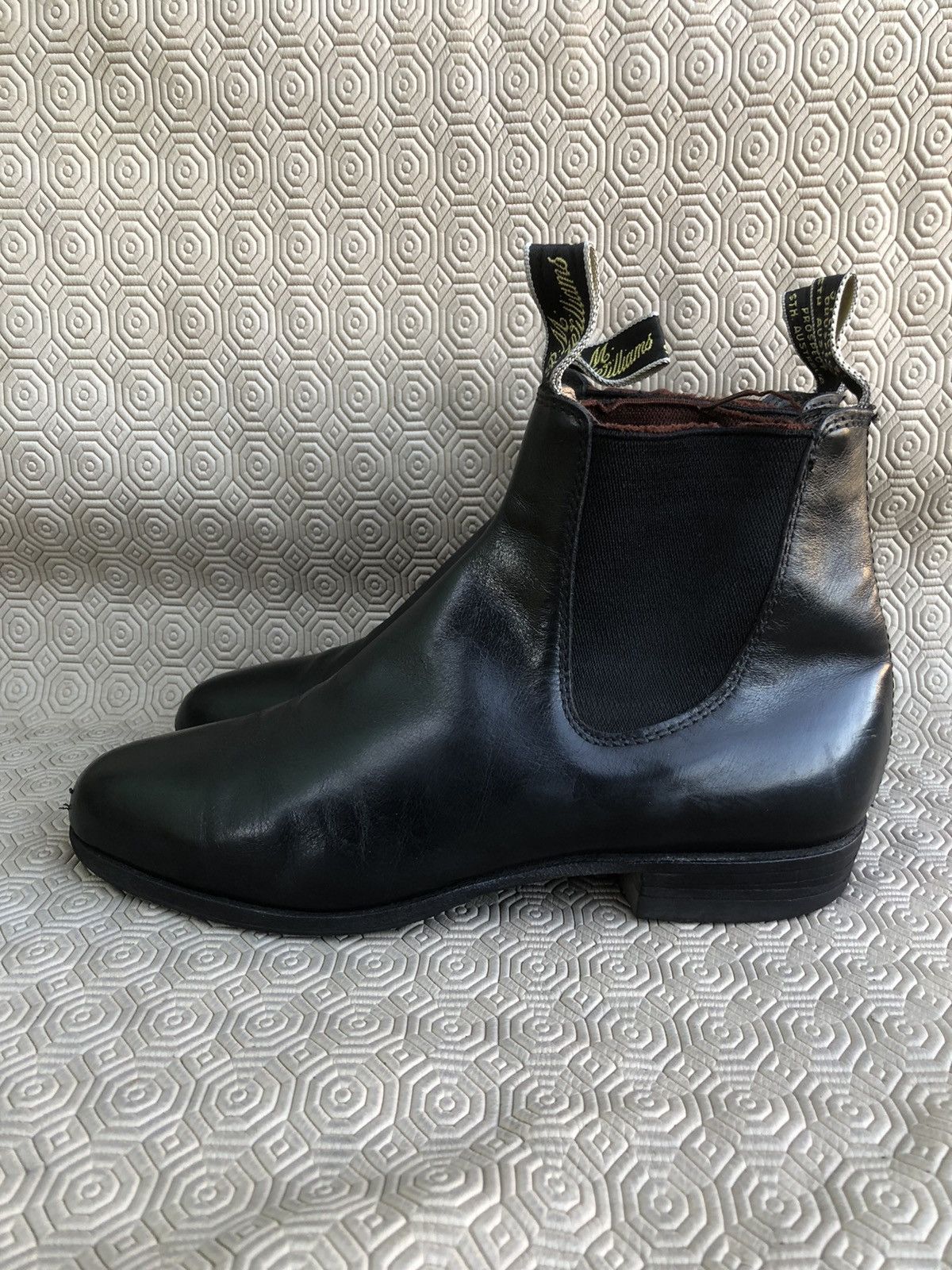 R.M. Williams R.M William’s Black Calfskin Leather Women’s Boot Size 6 G Size US 8.5 / IT 38.5 - 4 Thumbnail
