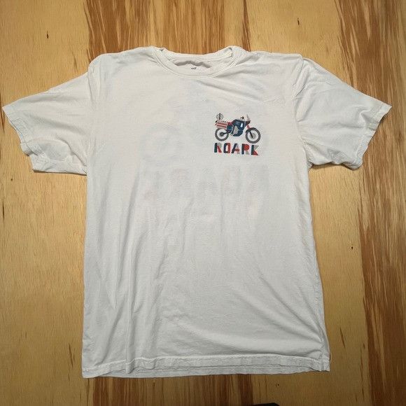Other Roark Motorcycle White T Shirt Mens Large Size US L / EU 52-54 / 3 - 1 Thumbnail