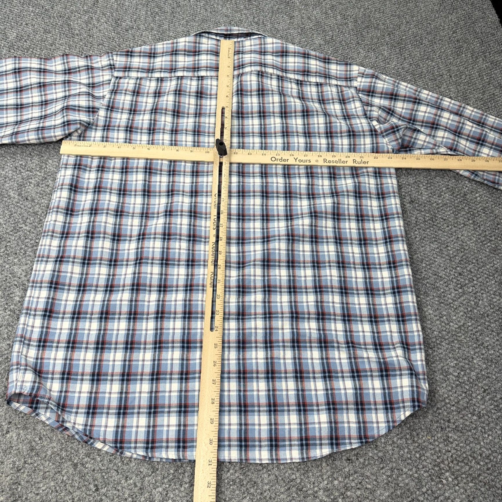 Vintage VINTAGE Big Mac Shirt Mens M Blue Plaid Workwear Western Button Front Size US M / EU 48-50 / 2 - 6 Thumbnail